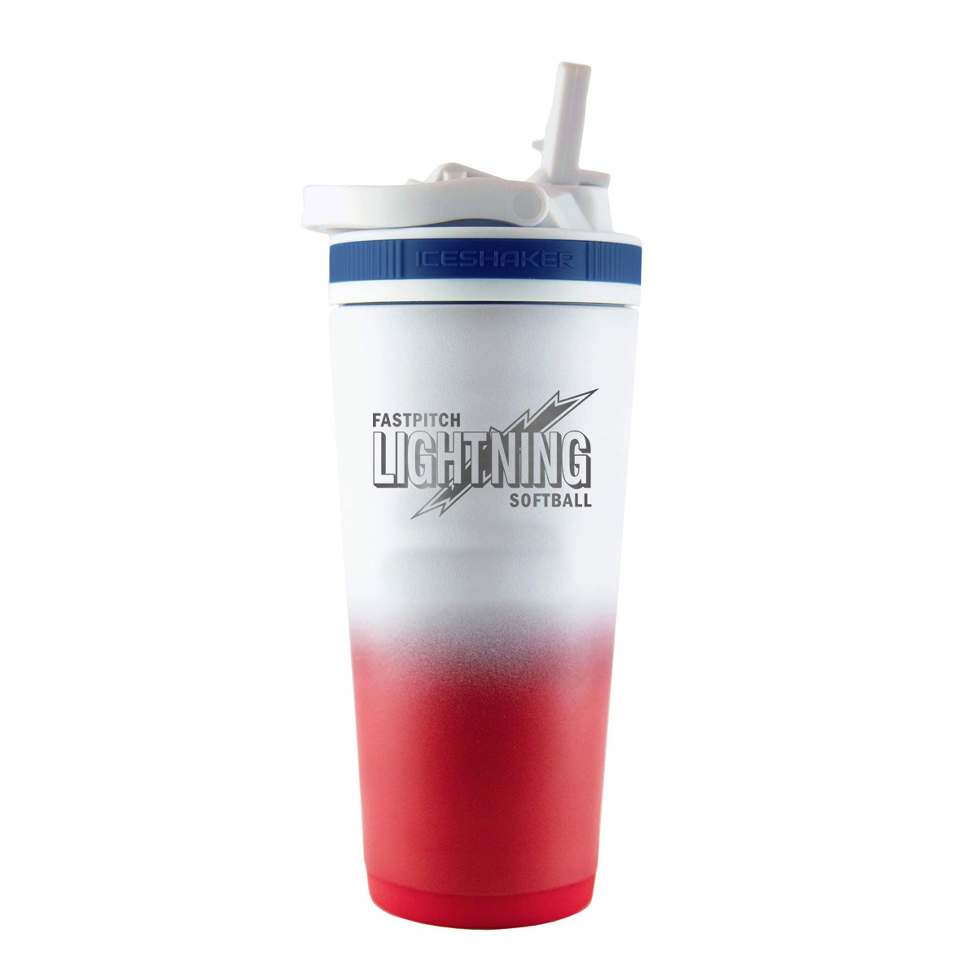 Custom Fastpitch Lightning Softball 26oz Sport Bottle - USA