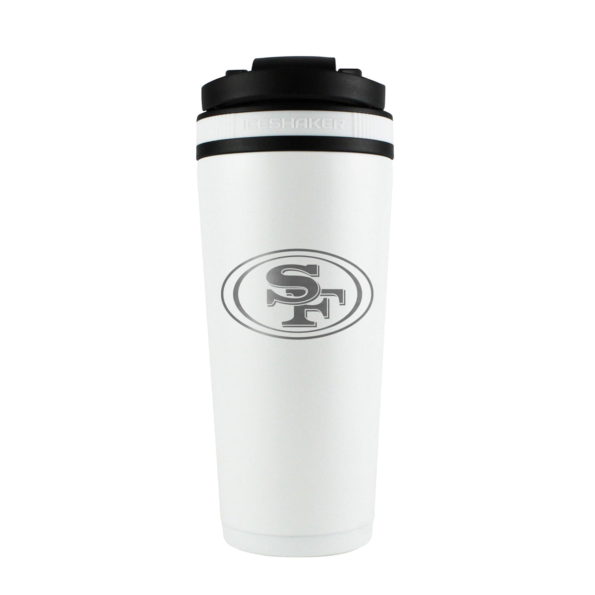 Officially Licensed San Francisco 49ers 26oz Ice Shaker - White