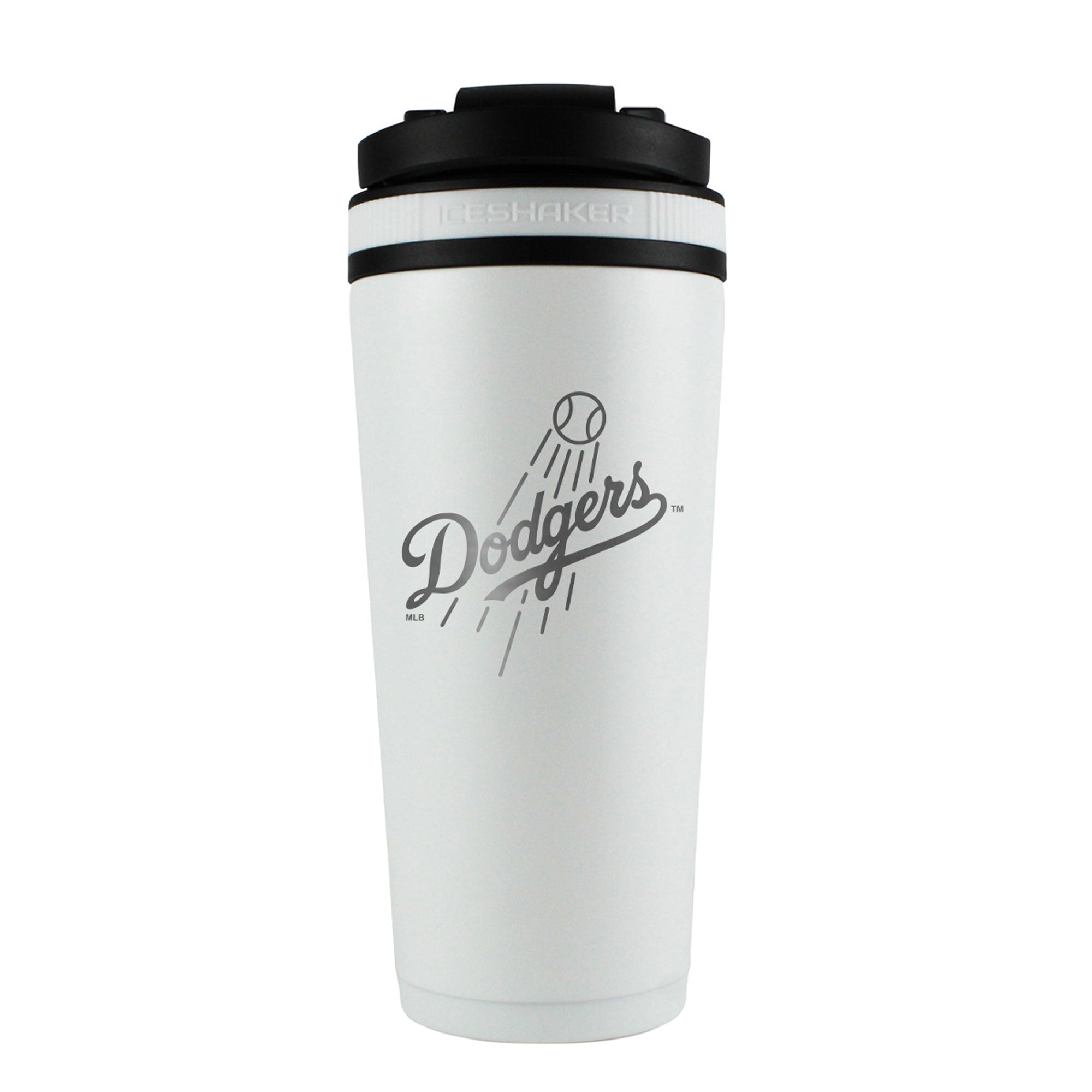 Officially Licensed Los Angeles Dodgers 26oz Ice Shaker - White