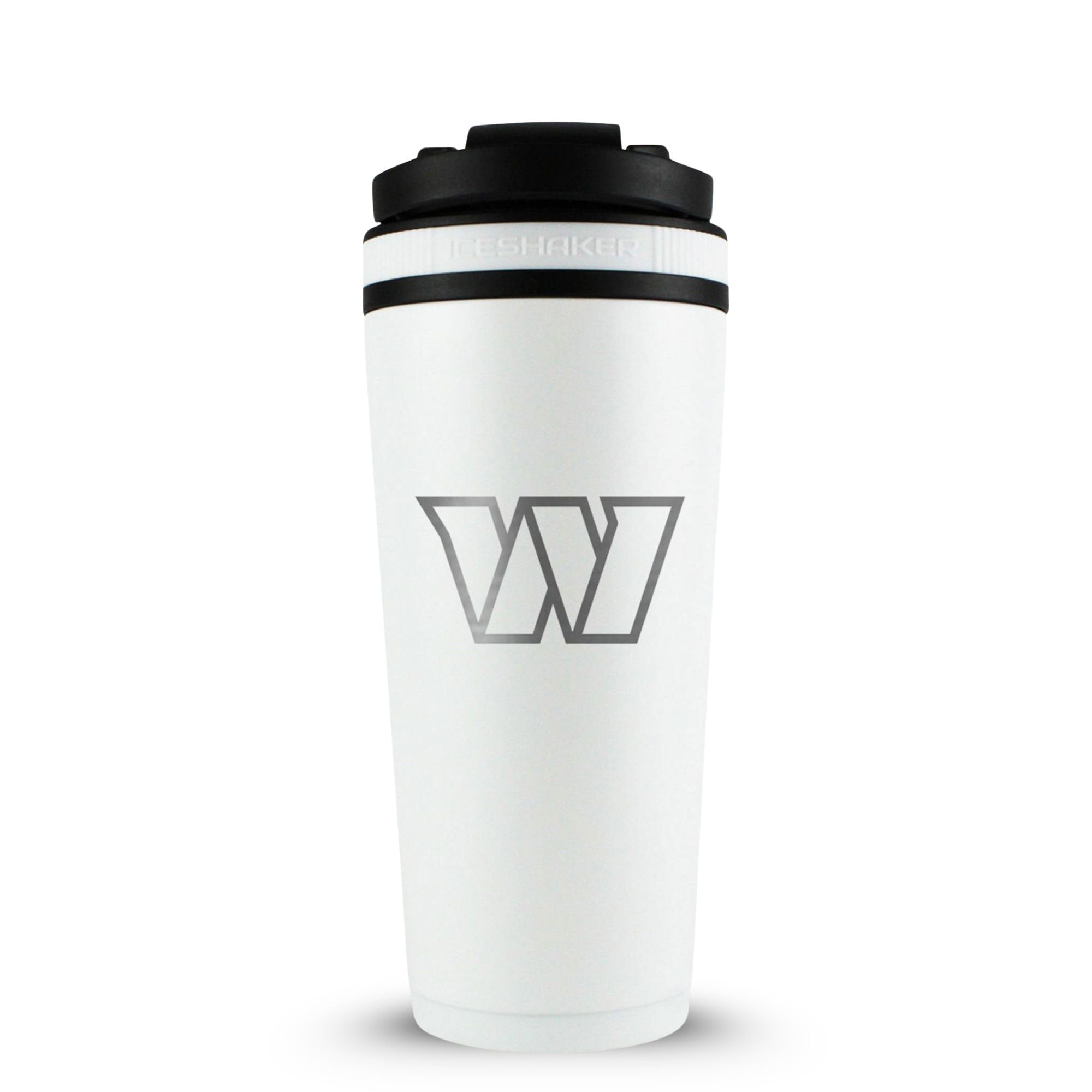 Officially Licensed Washington Commanders 26oz Ice Shaker - White