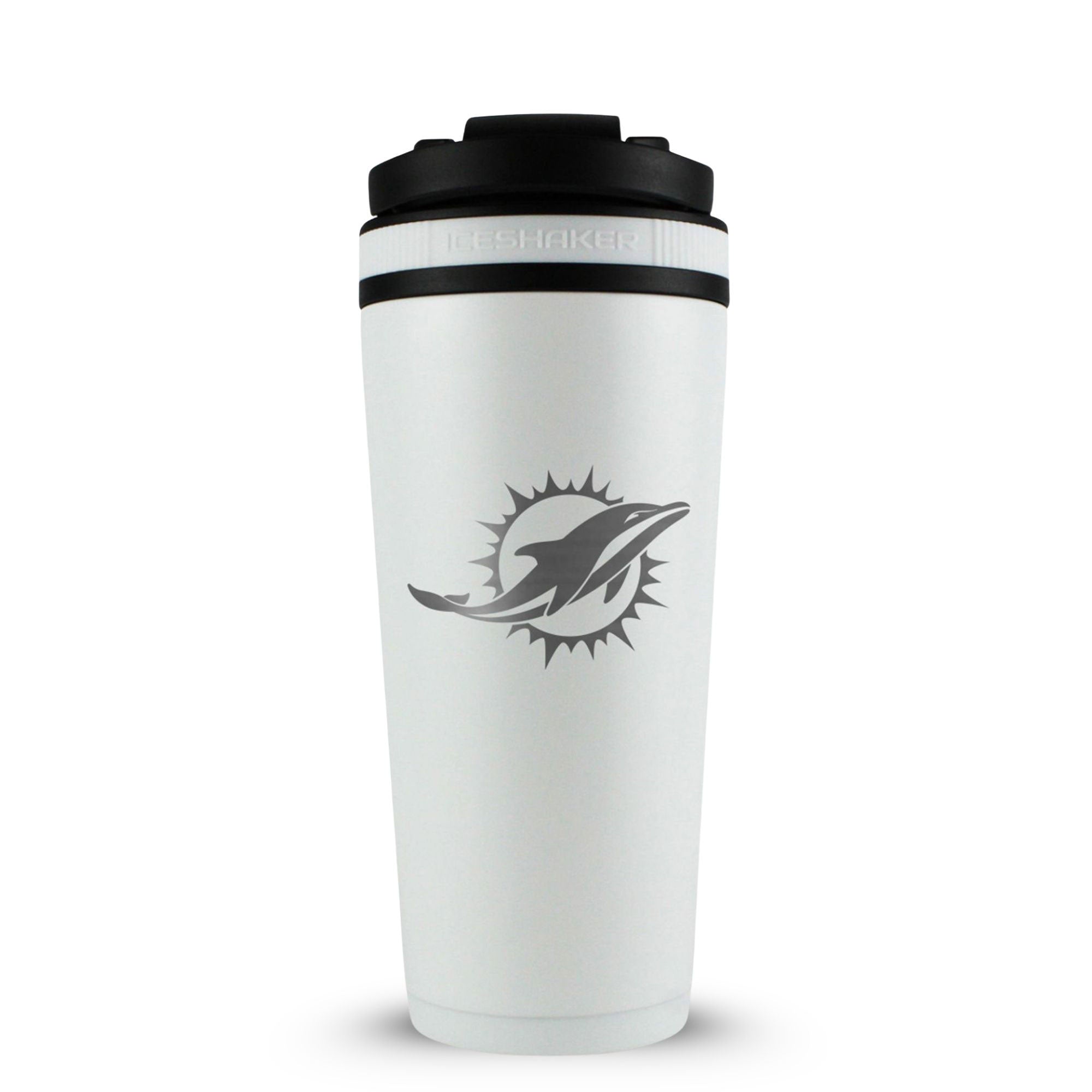 Officially Licensed Miami Dolphins 26oz Ice Shaker