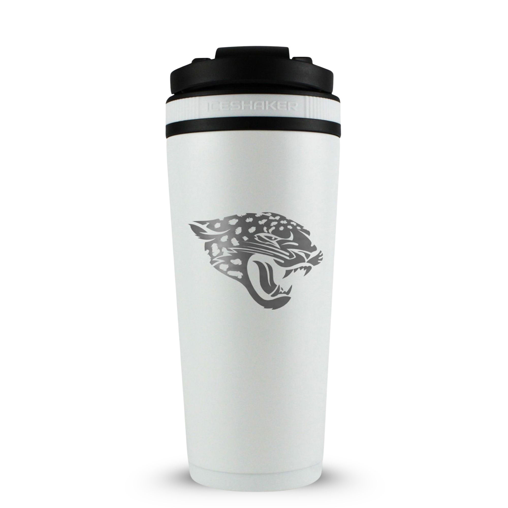 Officially Licensed Jacksonville Jaguars 26oz Ice Shaker - White