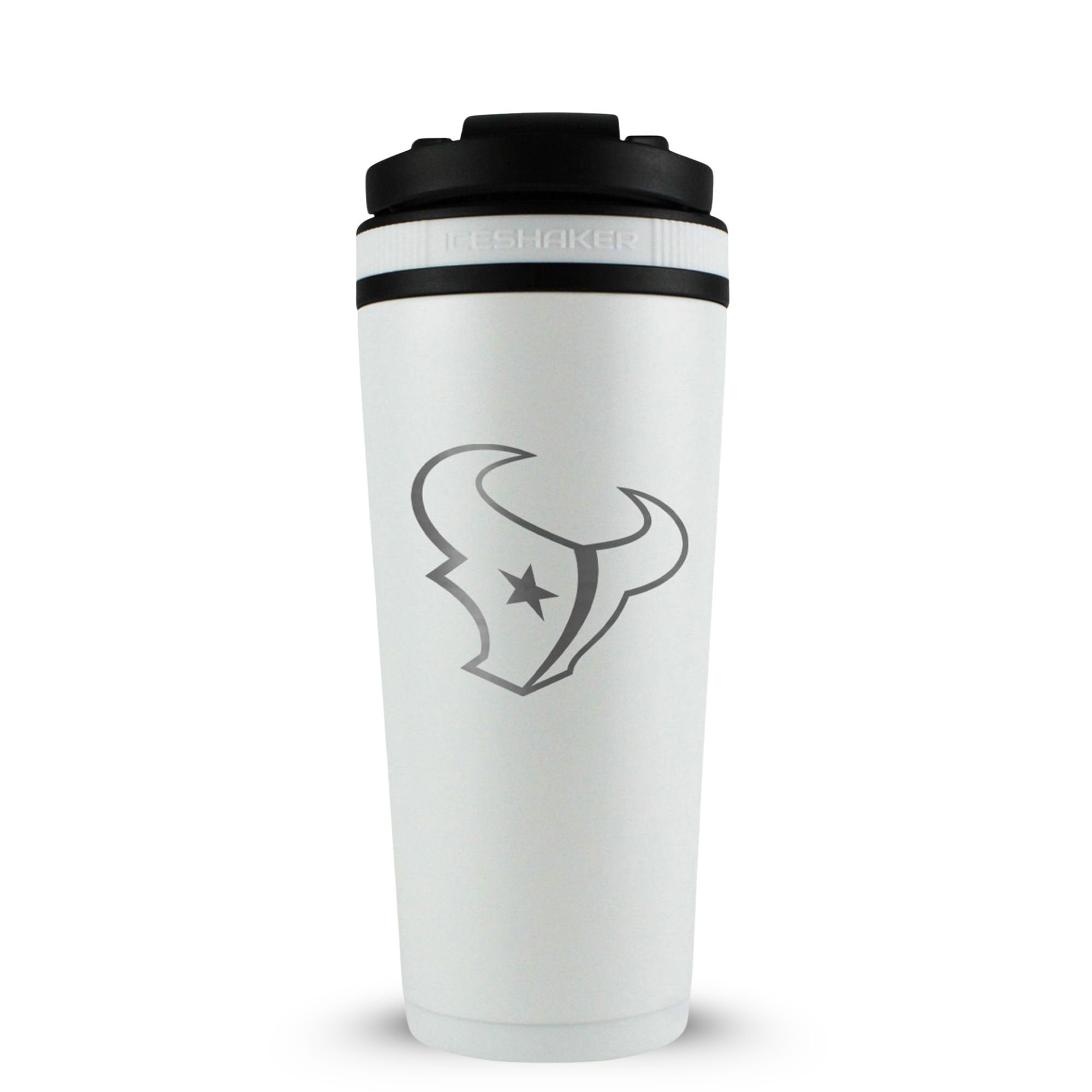 Officially Licensed Houston Texans 26oz Ice Shaker - White
