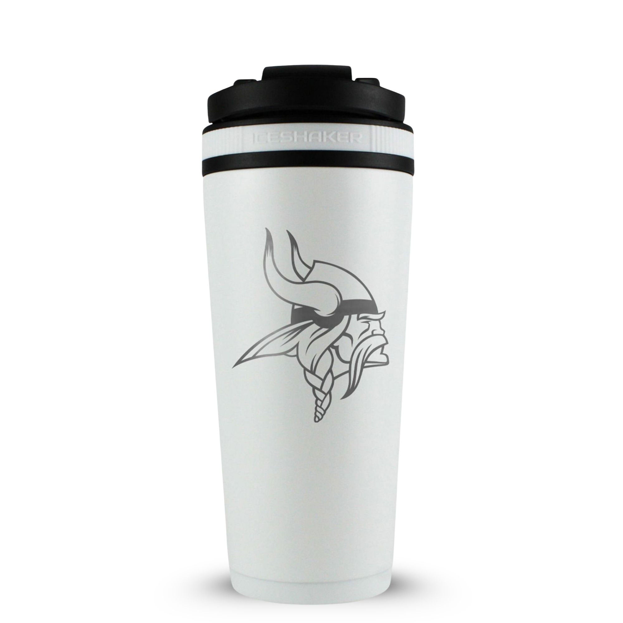 Officially Licensed Minnesota Vikings 26oz Ice Shaker - White
