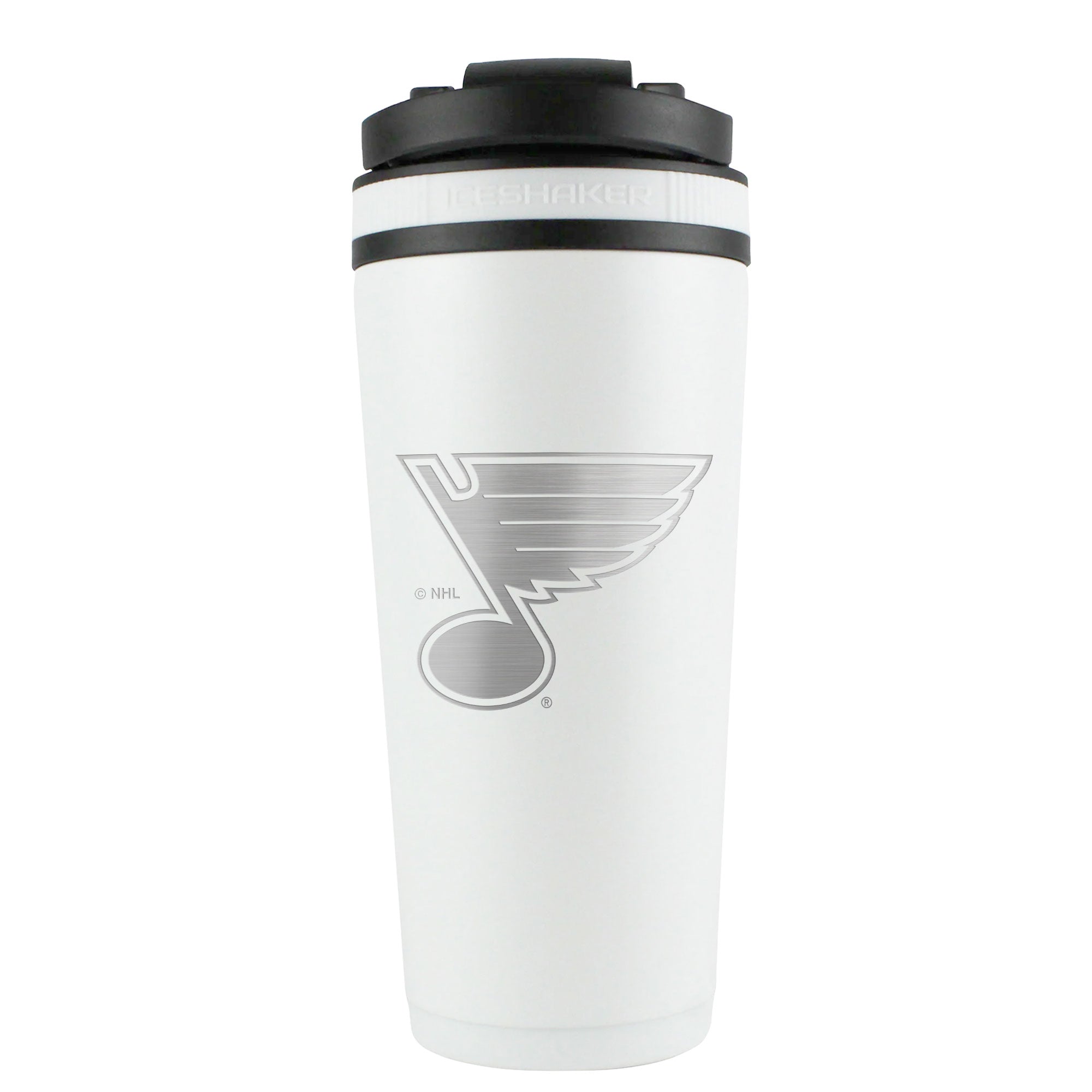 Officially Licensed St. Louis Blues 26oz Ice Shaker - White