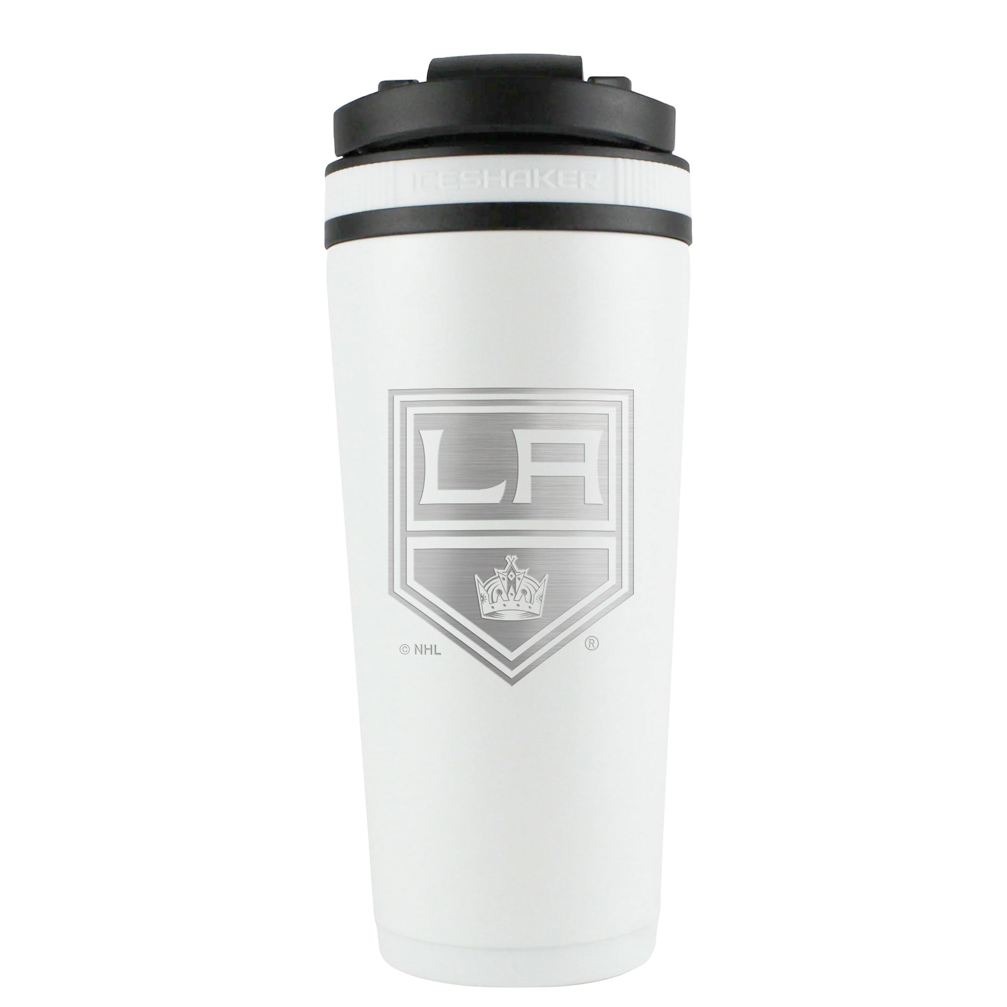 Officially Licensed Los Angeles Kings 26oz Ice Shaker - White