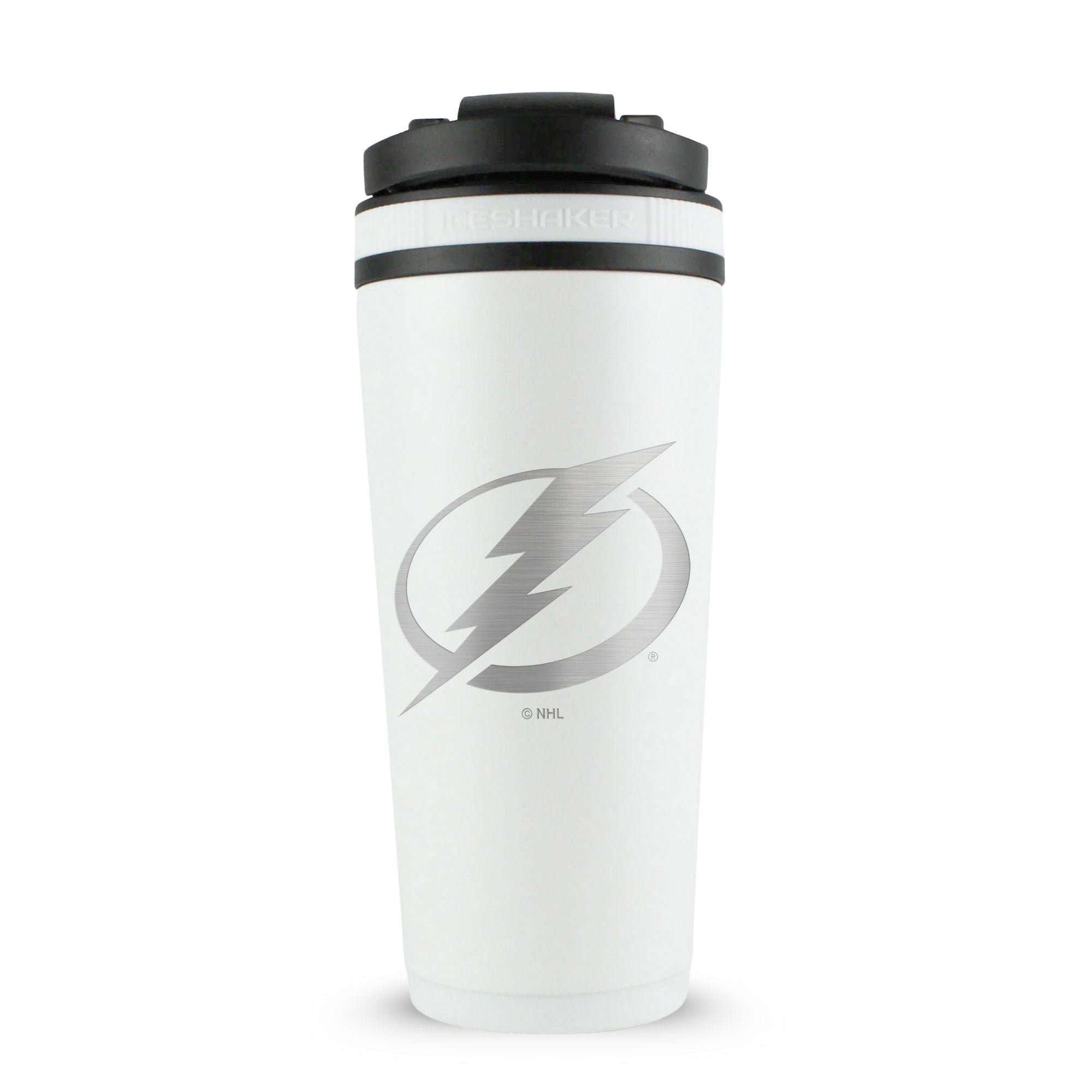 Officially Licensed Tampa Bay Lightning 26oz Ice Shaker - White