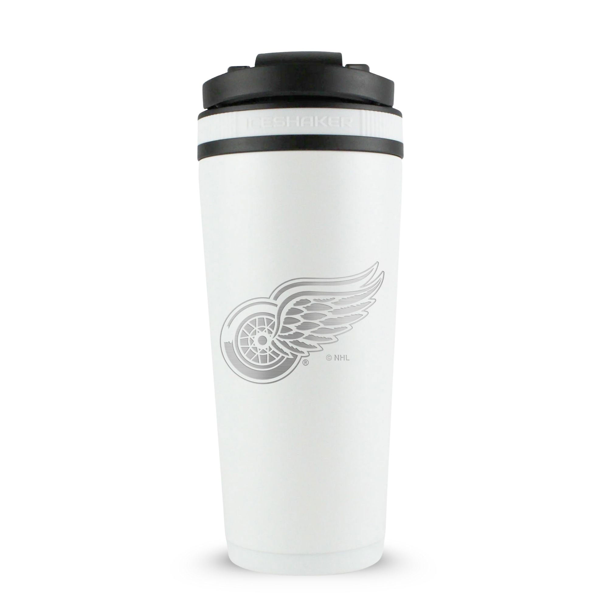 Officially Licensed Detroit Red Wings 26oz Ice Shaker - White