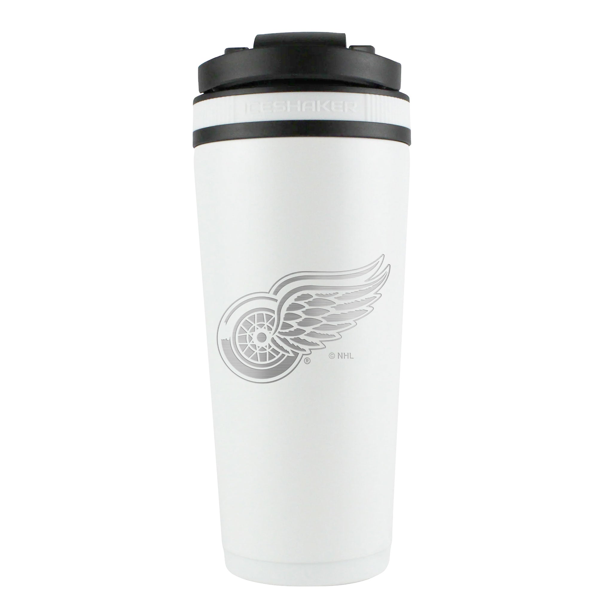 Officially Licensed Detroit Red Wings 26oz Ice Shaker - White