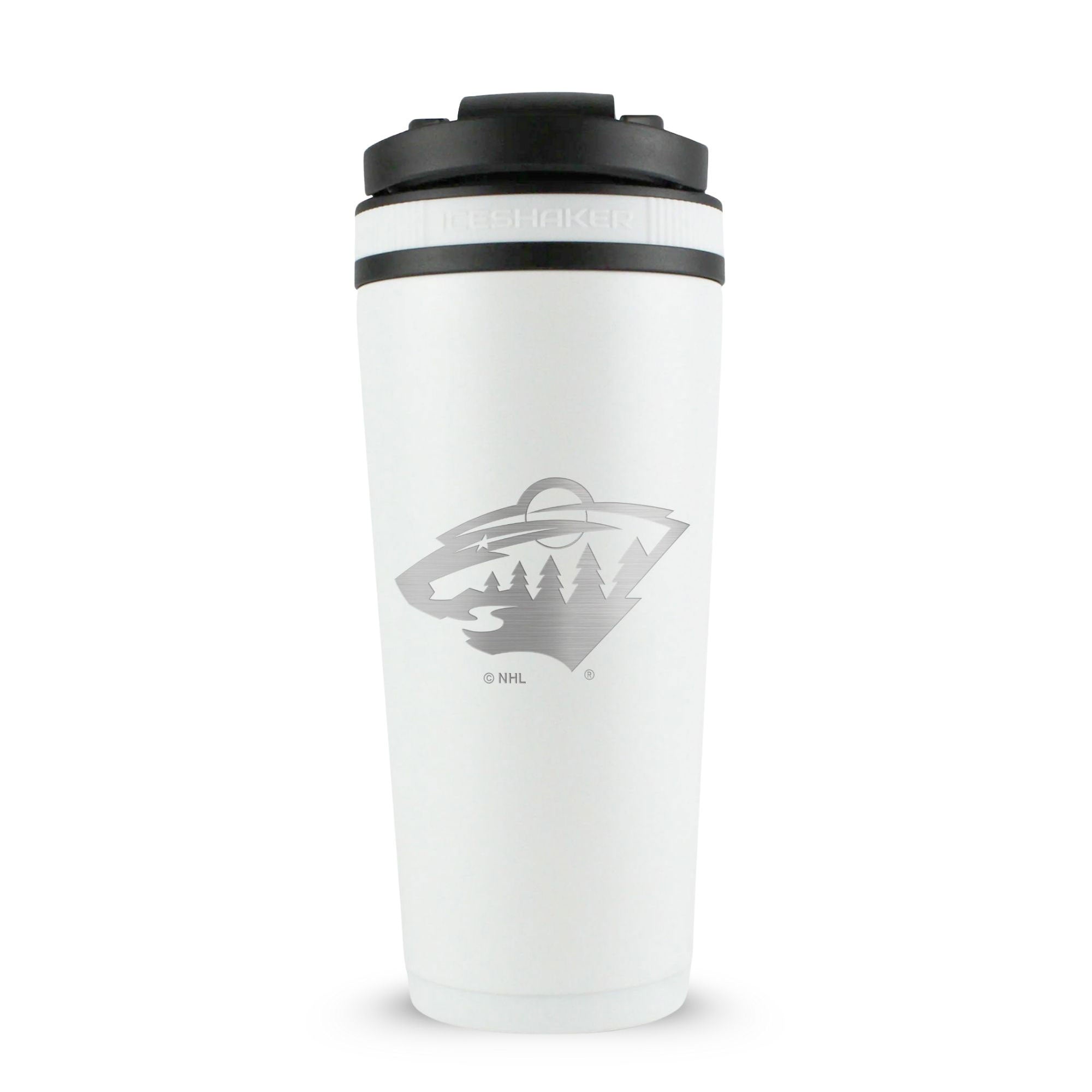 Officially Licensed Minnesota Wild 26oz Ice Shaker - White