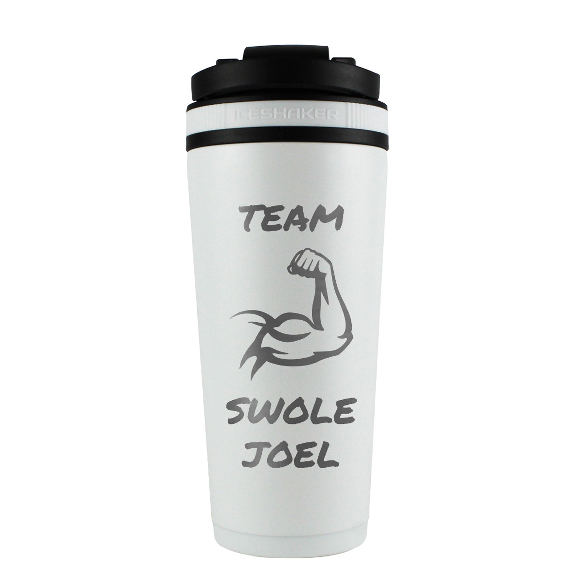 Team Swole Joel 26oz Ice Shaker