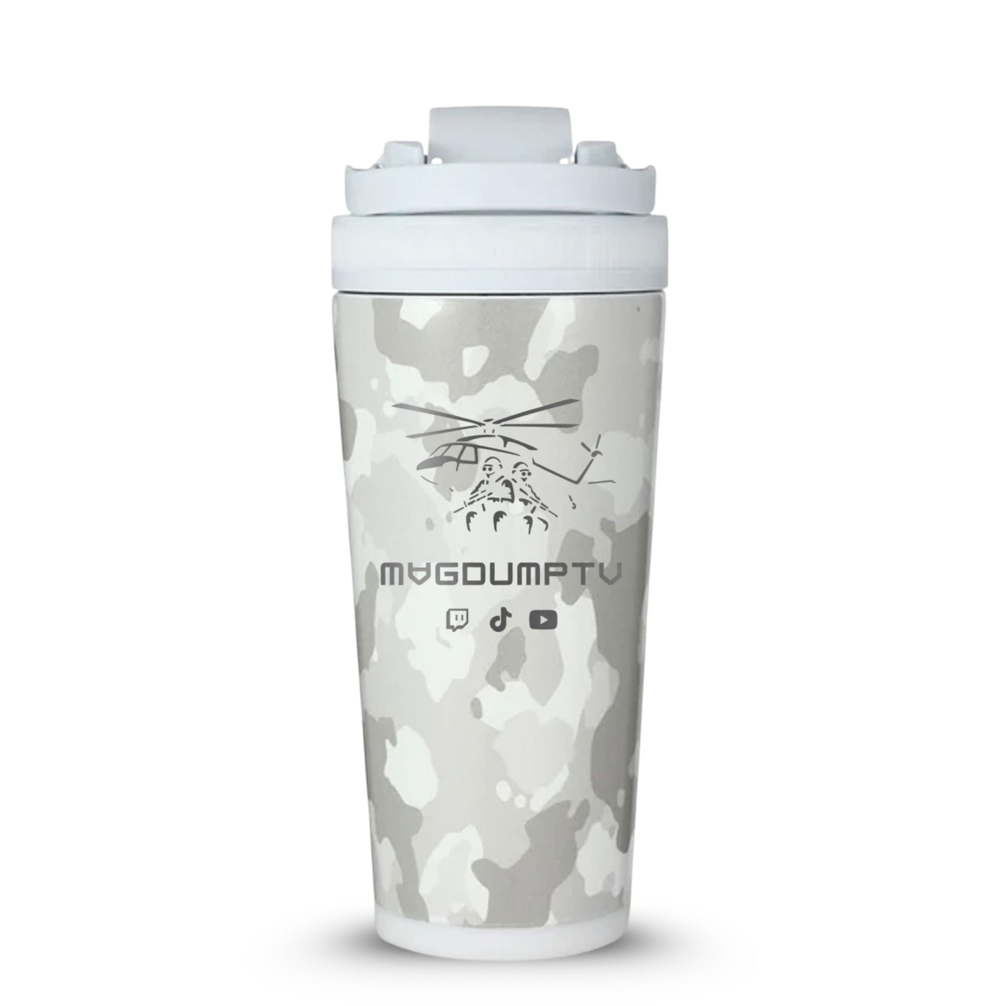 Custom MagDump TV Helicopter 26oz Ice Shaker