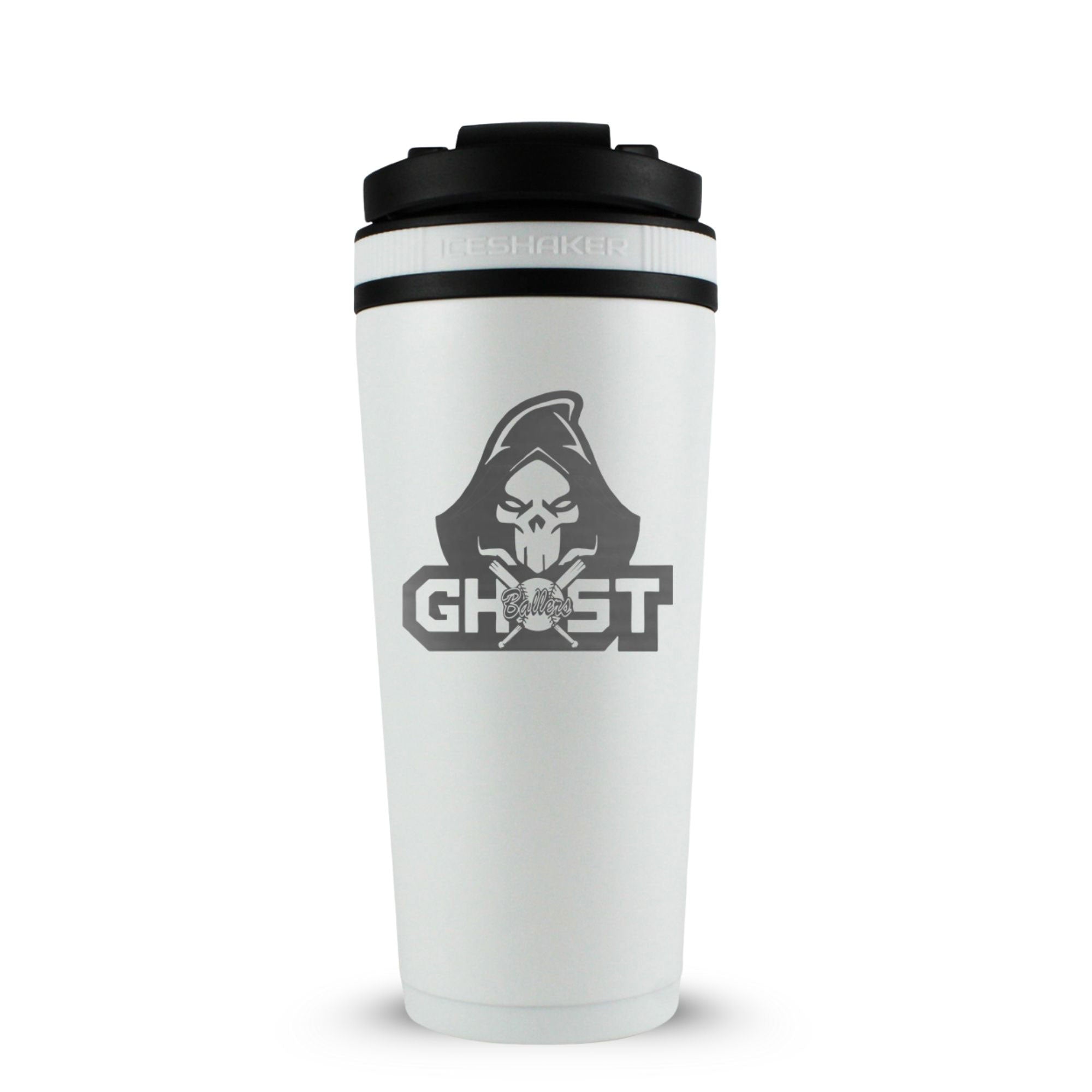 Custom Ghost Ballers Baseball 26oz Ice Shaker