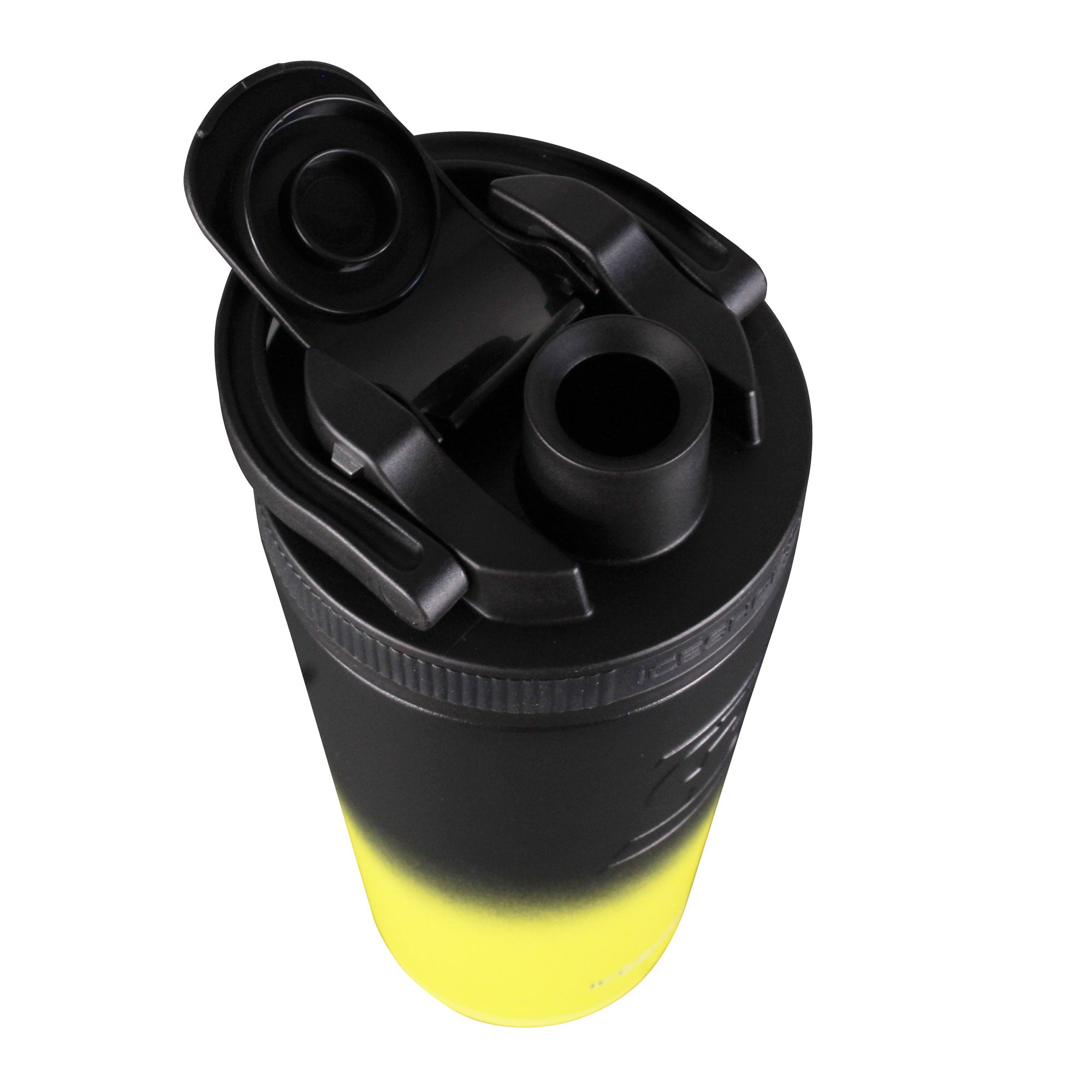 26oz Ice Shaker - Yellow Black Ombre