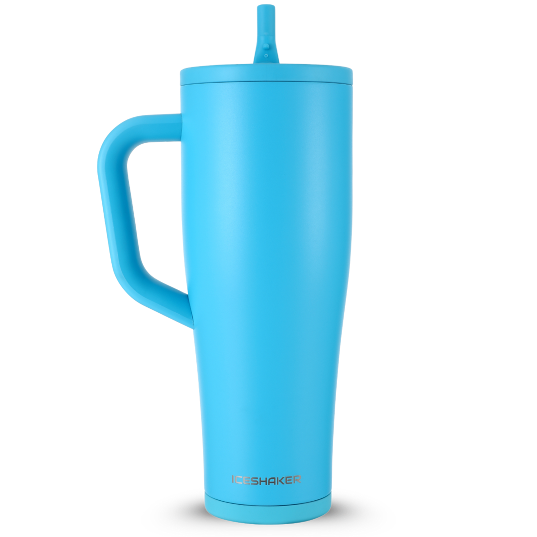 CUSTOM 40oz. Legend Series Shaker Bottle - Caribbean Blue