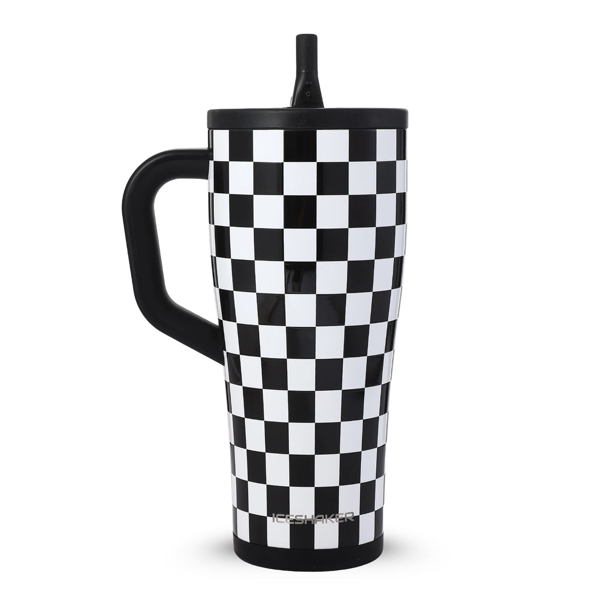 32oz Legend Series Shaker Bottle - Black & White Checkers