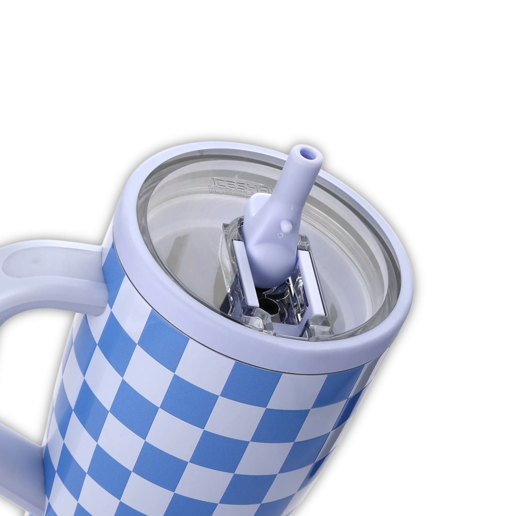 32oz Legend Series Shaker Bottle - Blue Checkers