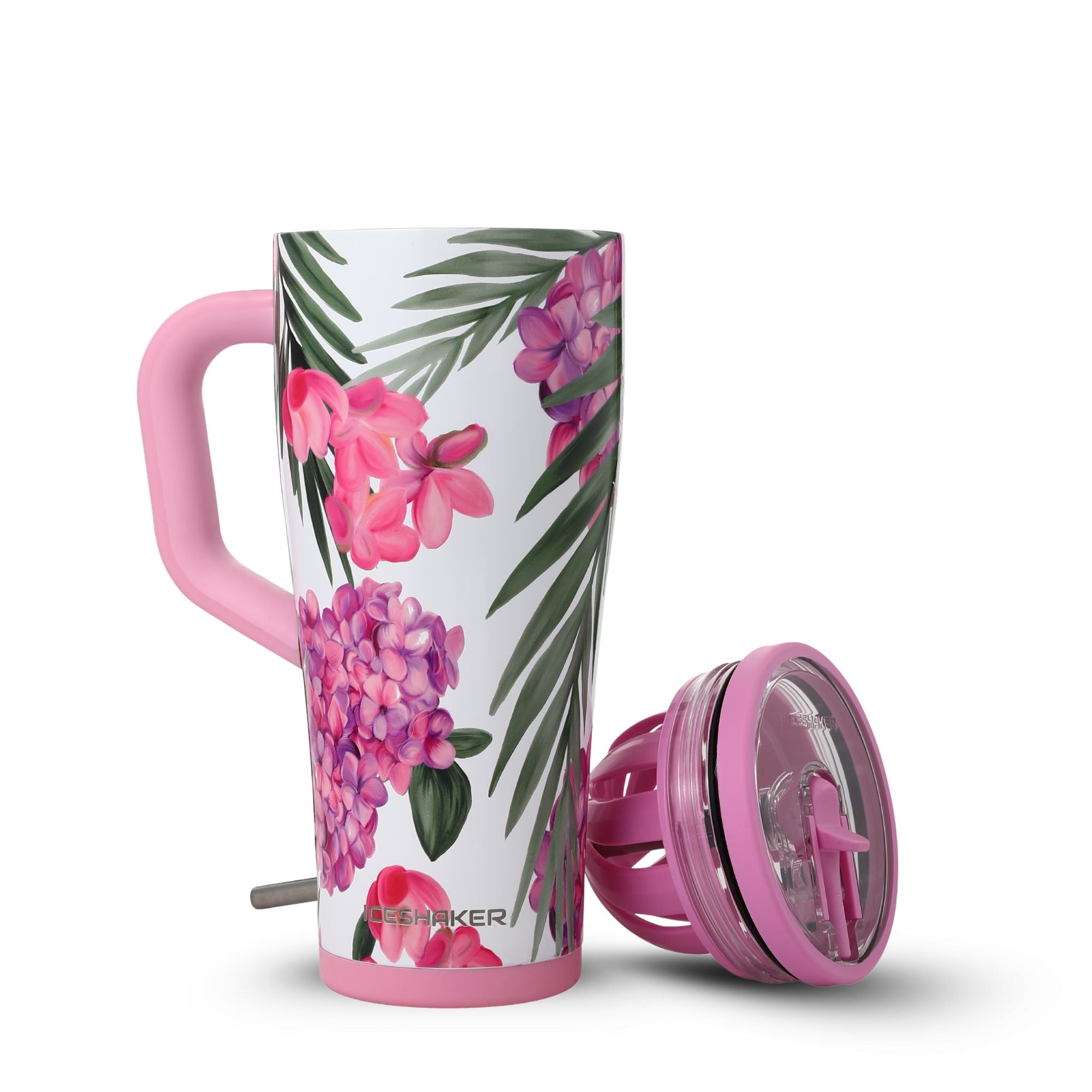 32oz Legend Series Shaker Bottle - Pink Hydrangea