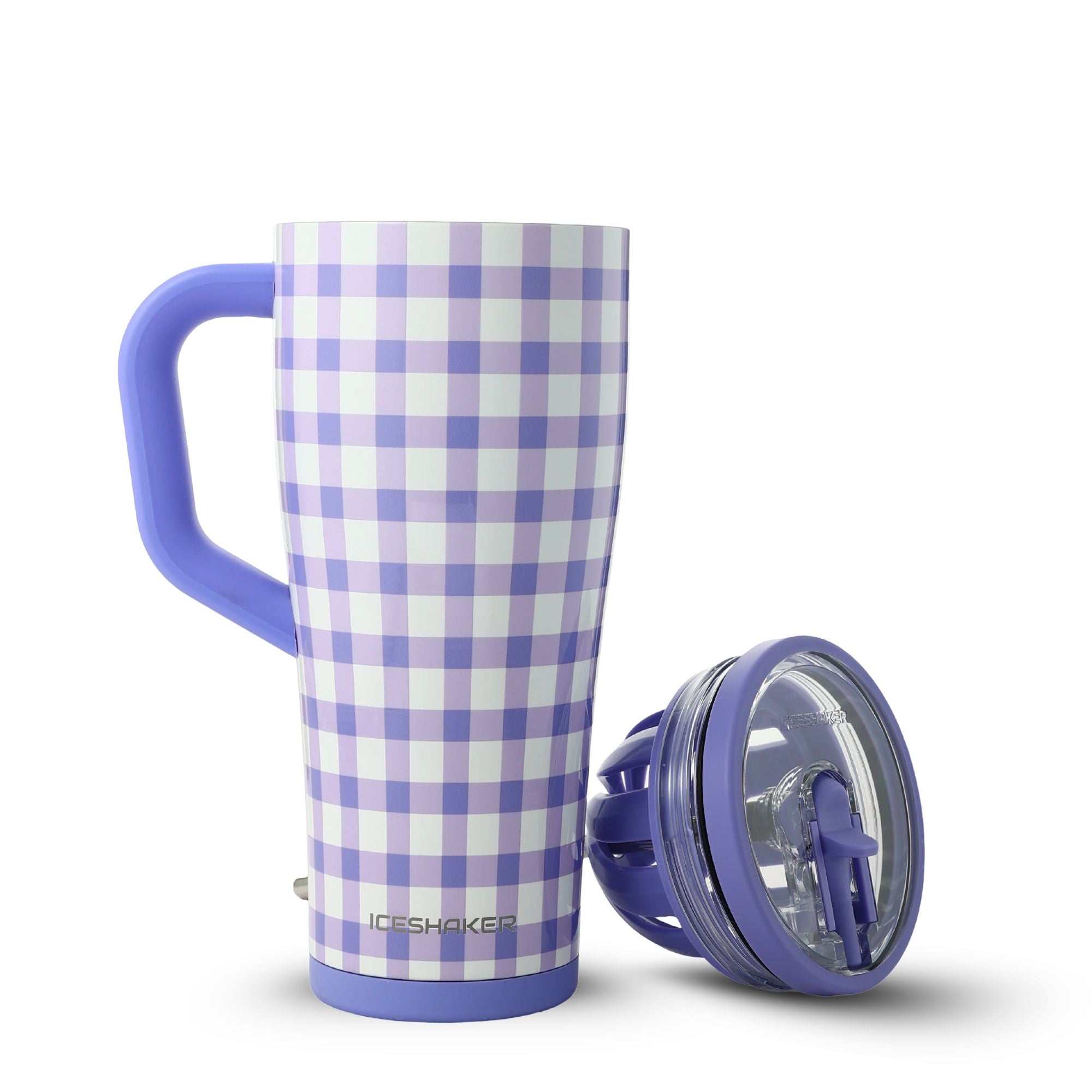 32oz Legend Series Shaker Bottle - Purple Gingham (Auction)