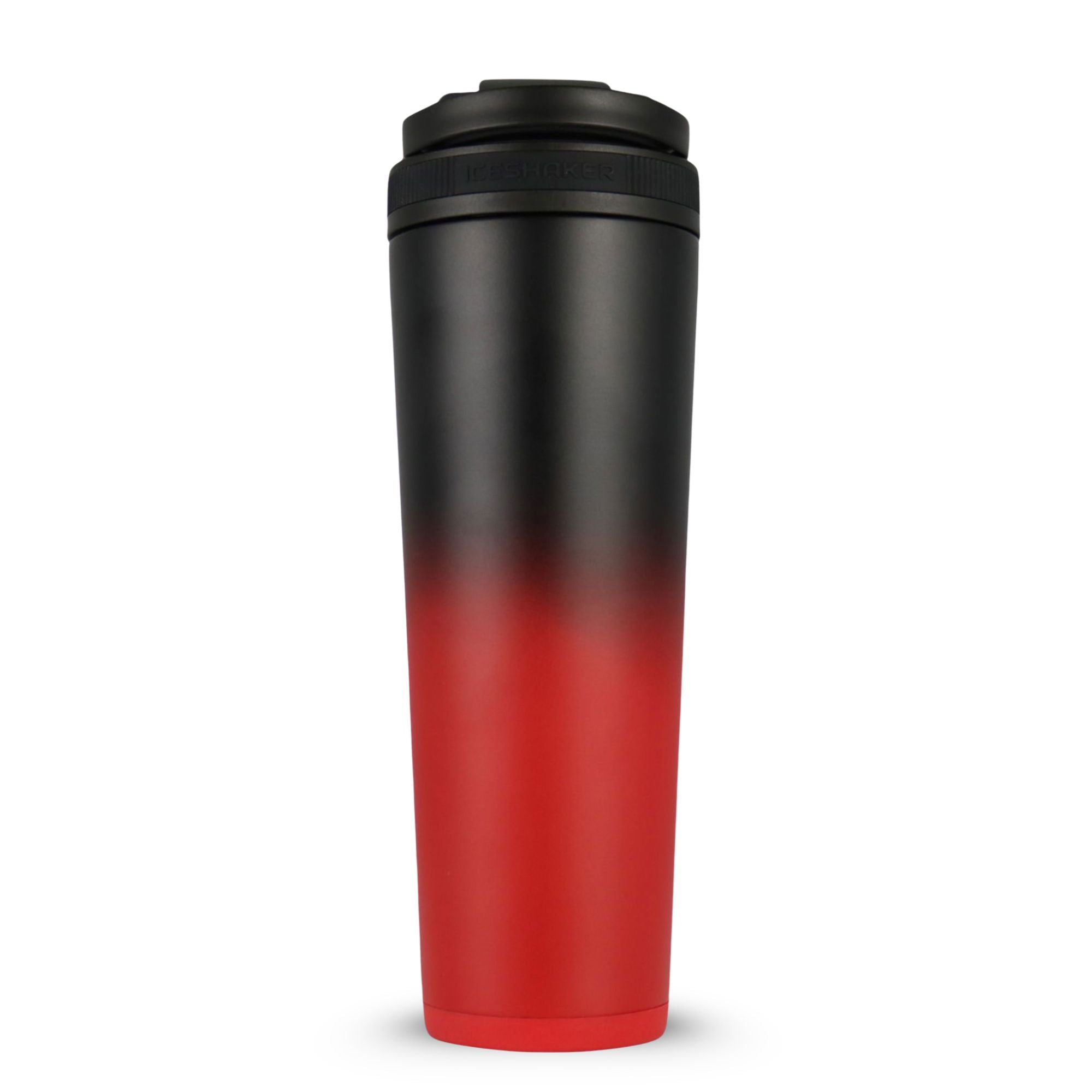 32oz Ice Shaker - Red Black Ombre