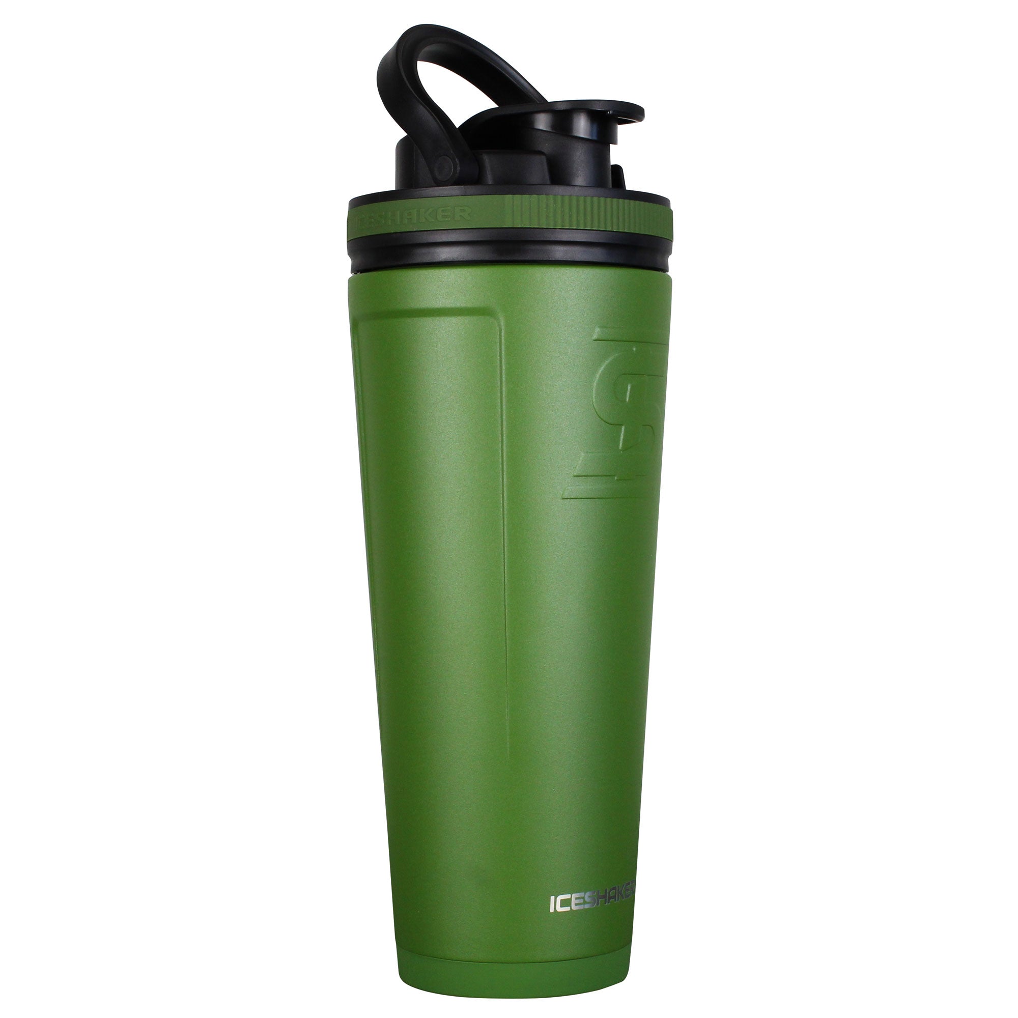 Green Insulated 36oz Protein Shaker Bottle