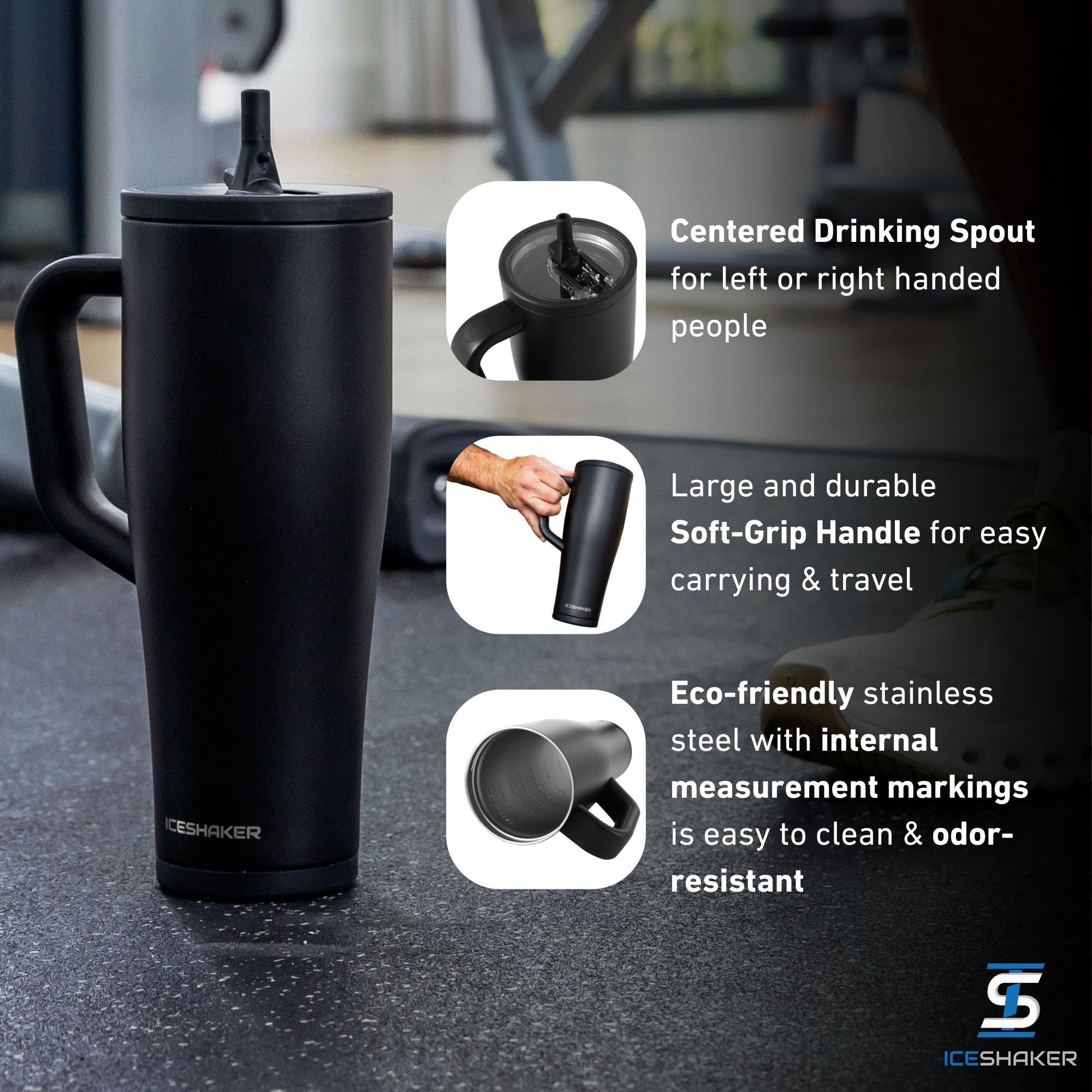 40oz Legend Series Stainless Steel Shaker Bottles