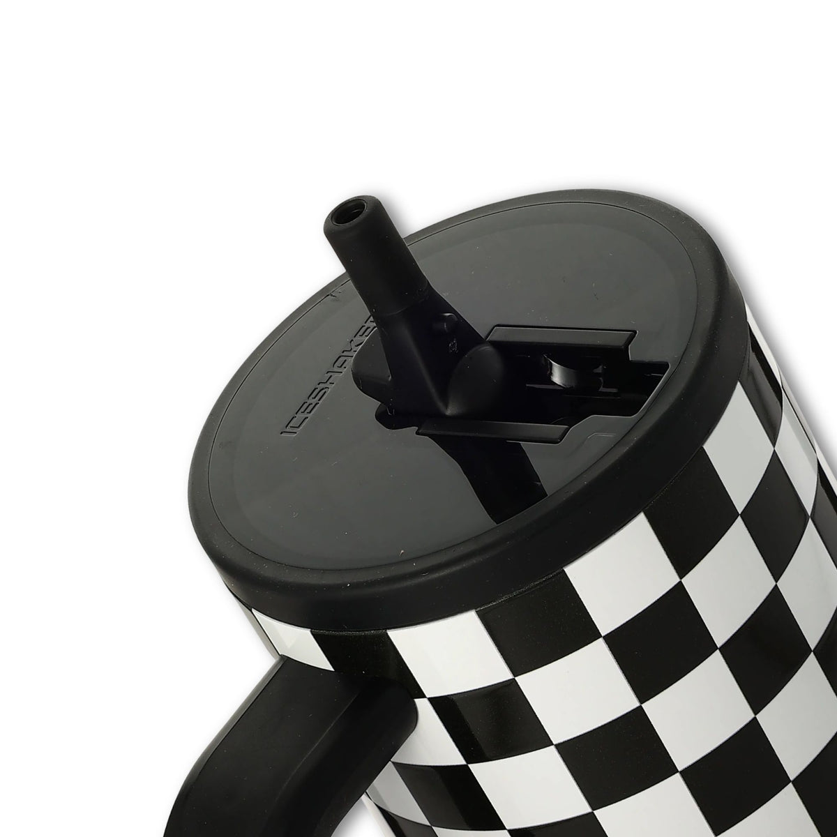 40oz Legend Series Shaker Bottle - Black & White Checkers