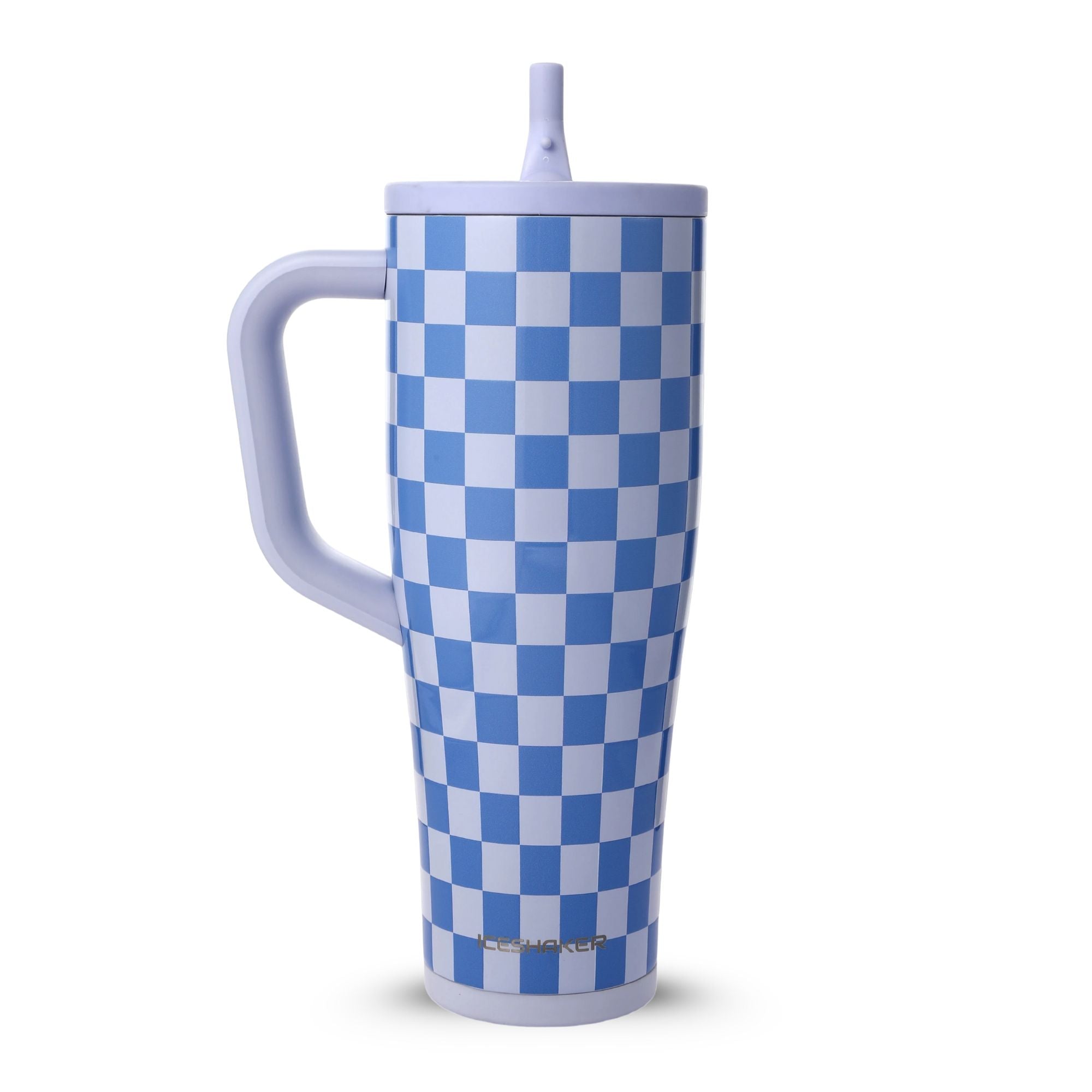 Ice Shaker Blue Checkers Legend Series Shaker Tumbler