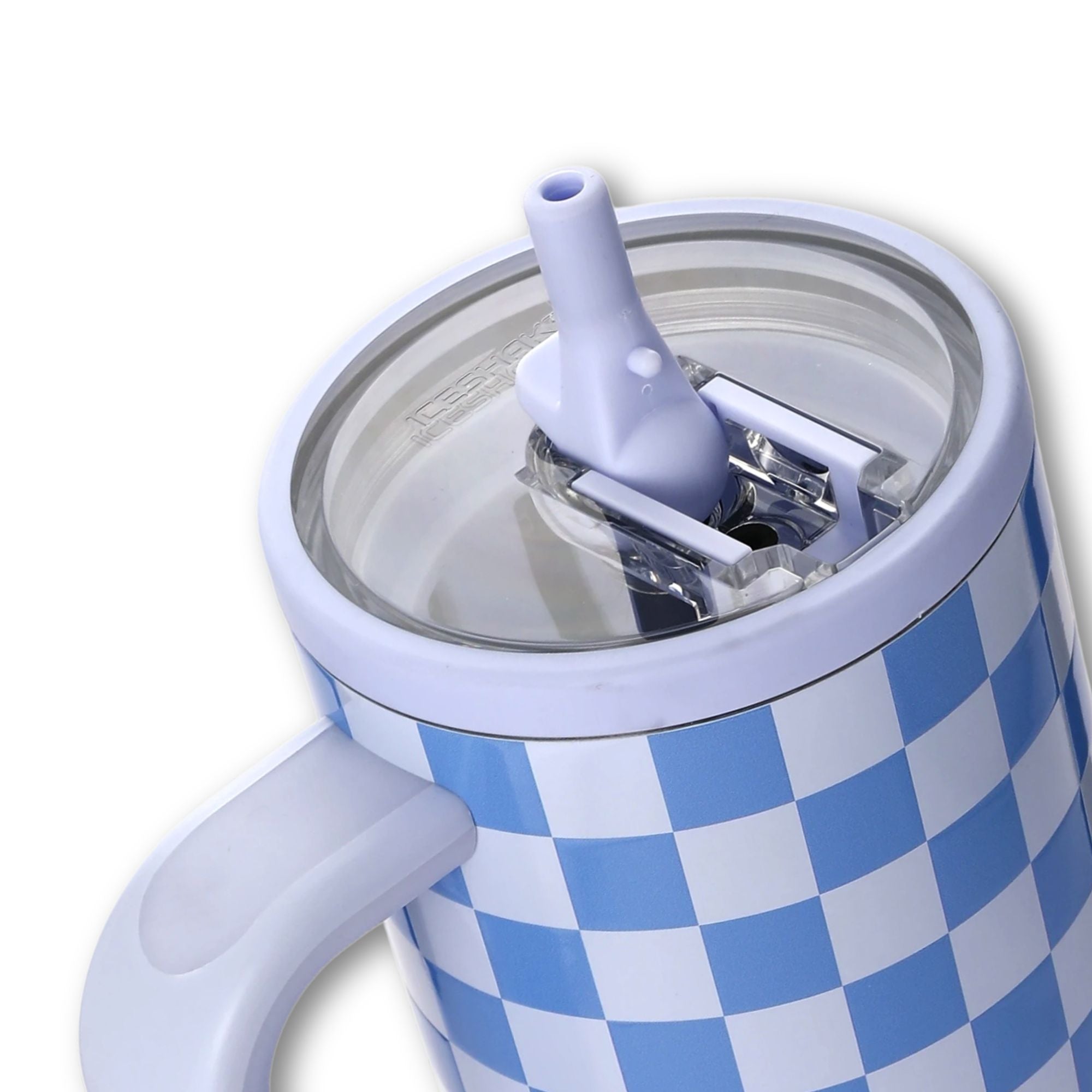 40oz Legend Series Shaker Bottle - Blue Checkers