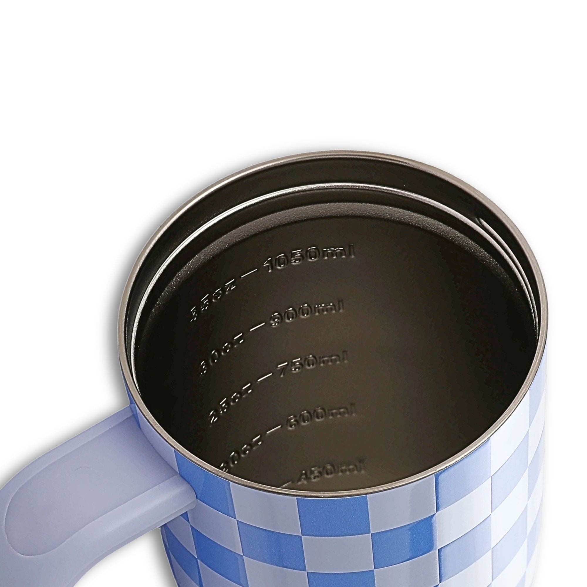 40oz Legend Series Shaker Bottle - Blue Checkers