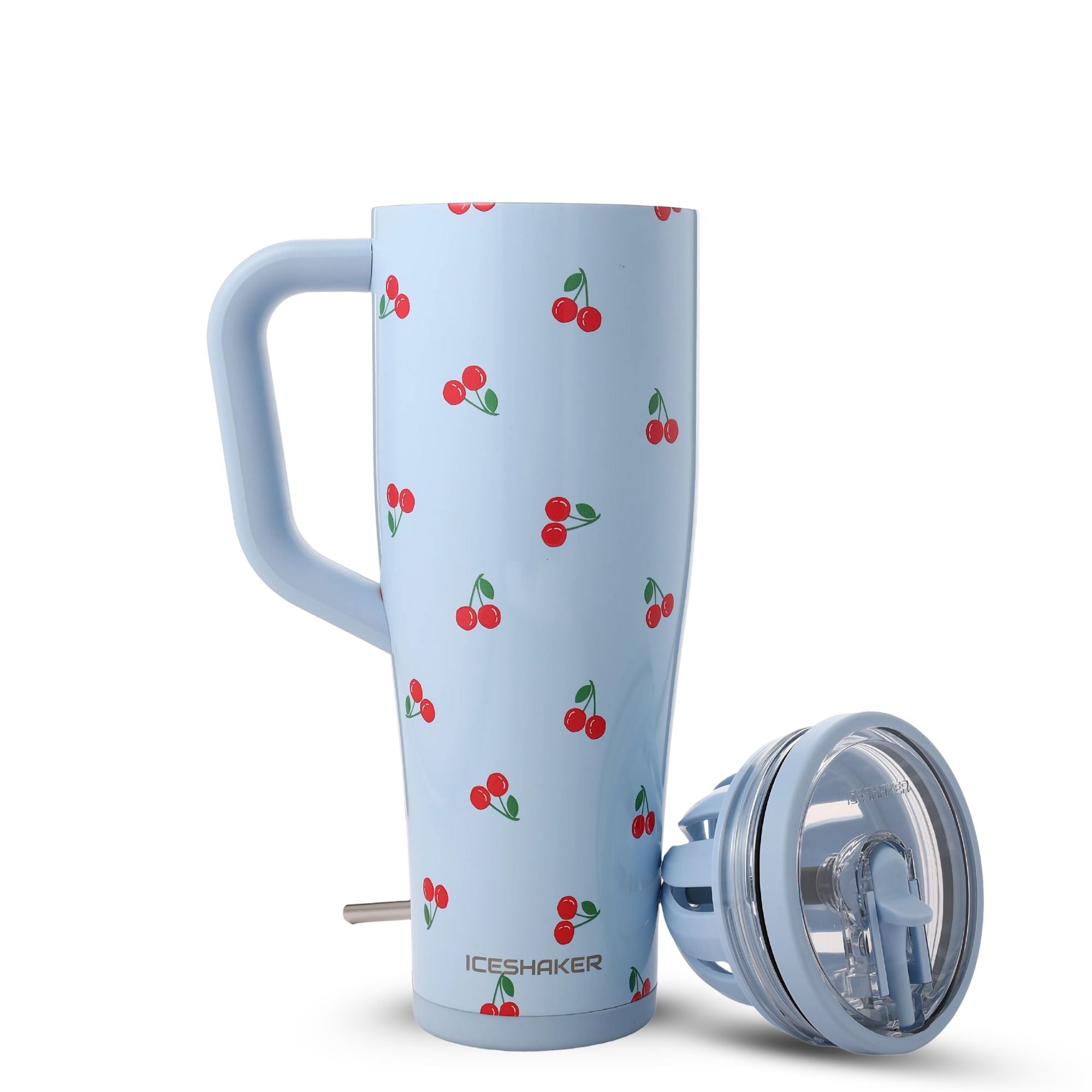 Ice Shaker Blue Cherries Legend Series Shaker Tumblers