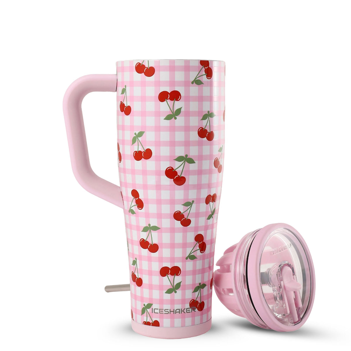 40oz Legend Series Shaker Bottle - Cherry Gingham