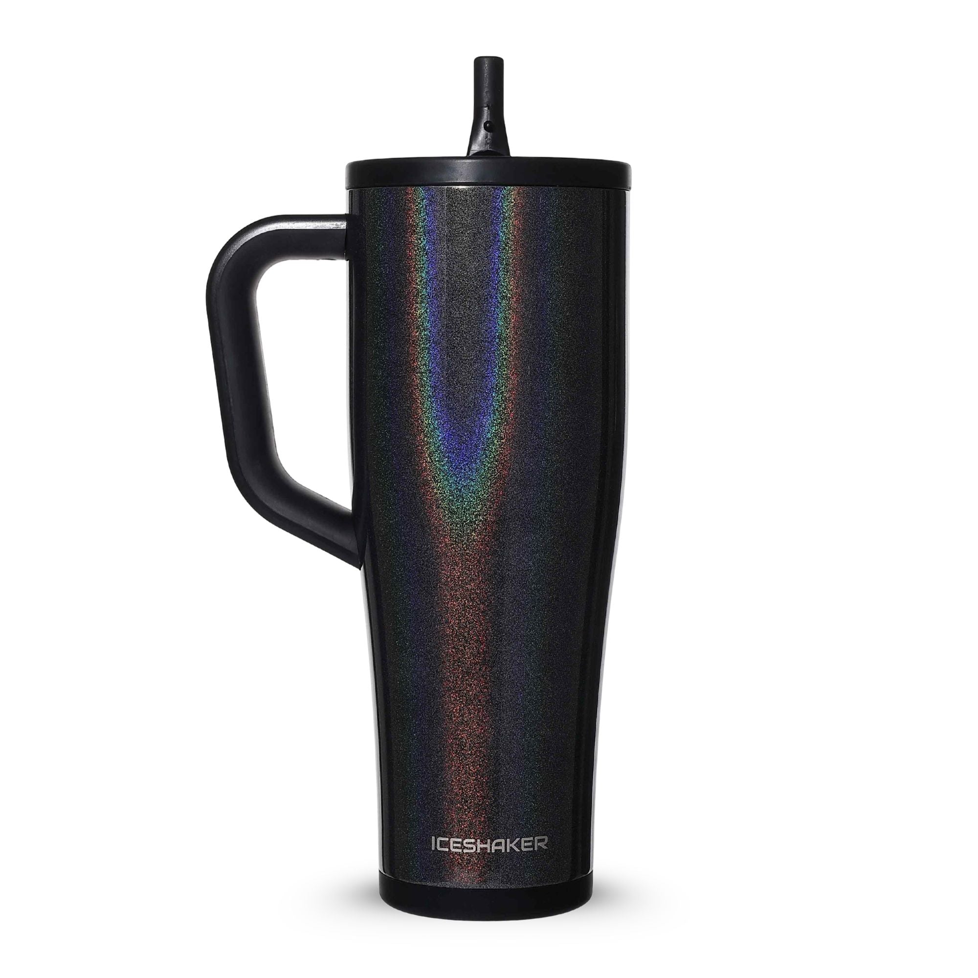 40oz Legend Stainless Steel Shaker Tumbler, Glitter Black | Ice shaker