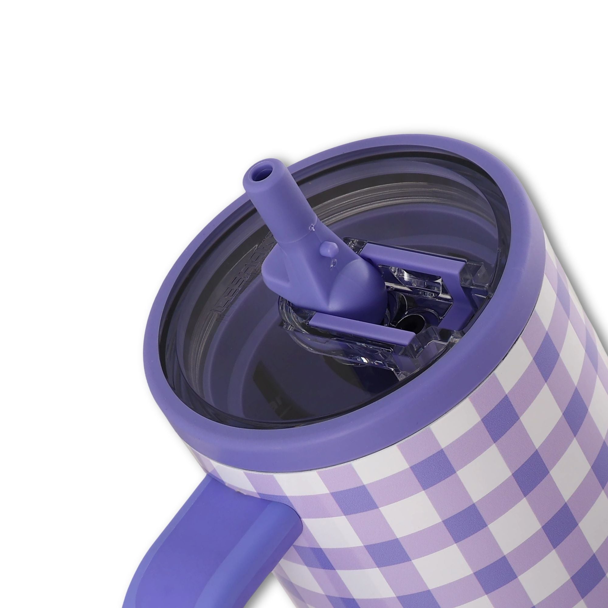 40oz Legend Series Shaker Bottle - Purple Gingham