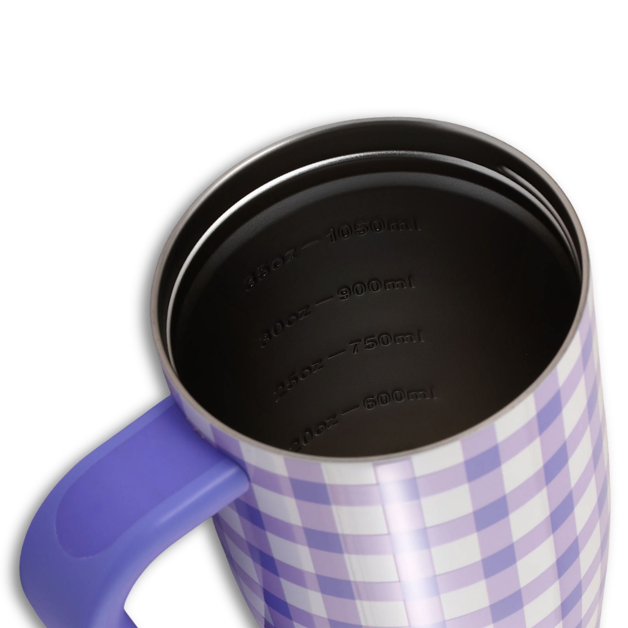 40oz Legend Series Shaker Bottle - Purple Gingham