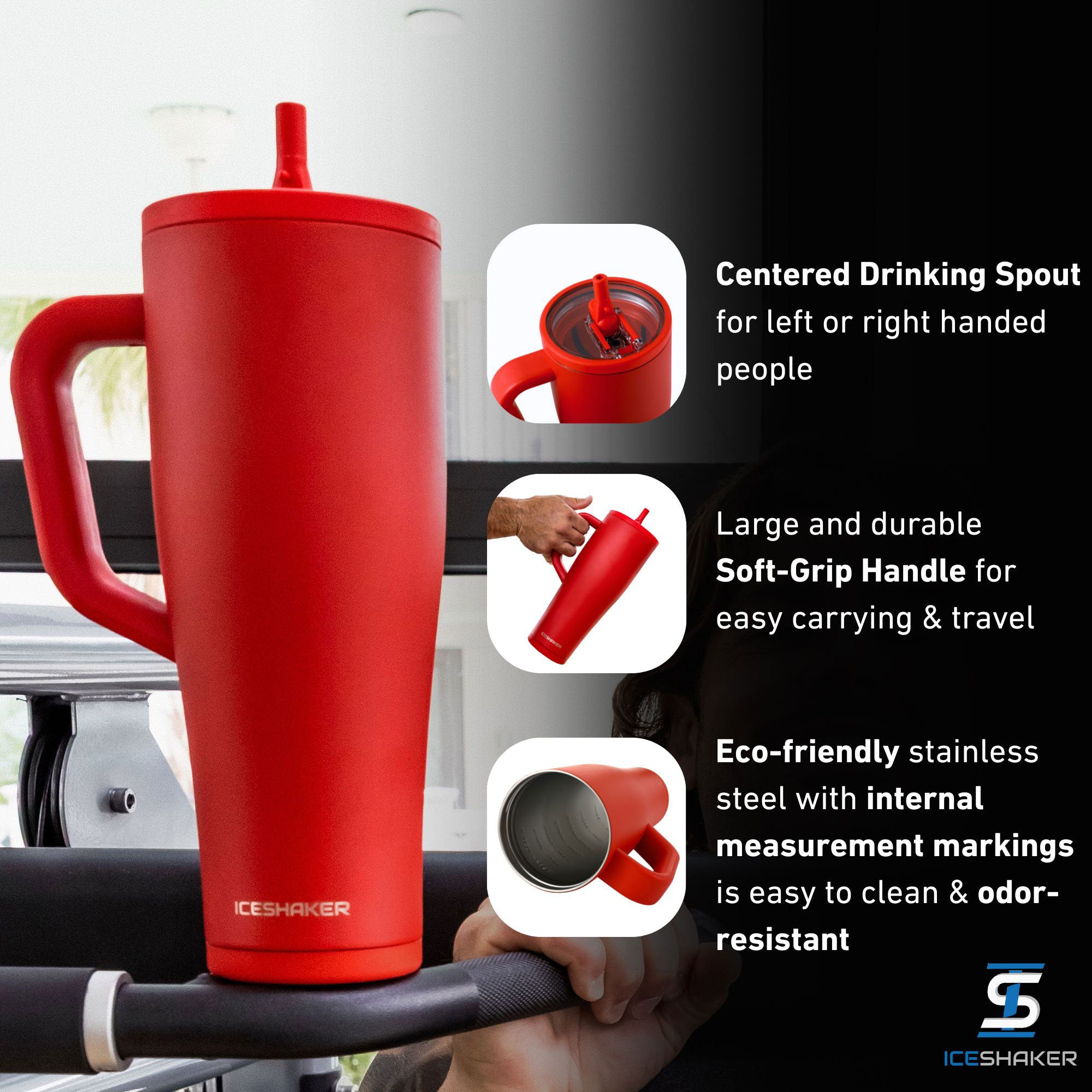 40oz Legend Series Stainless Steel Shaker Bottles