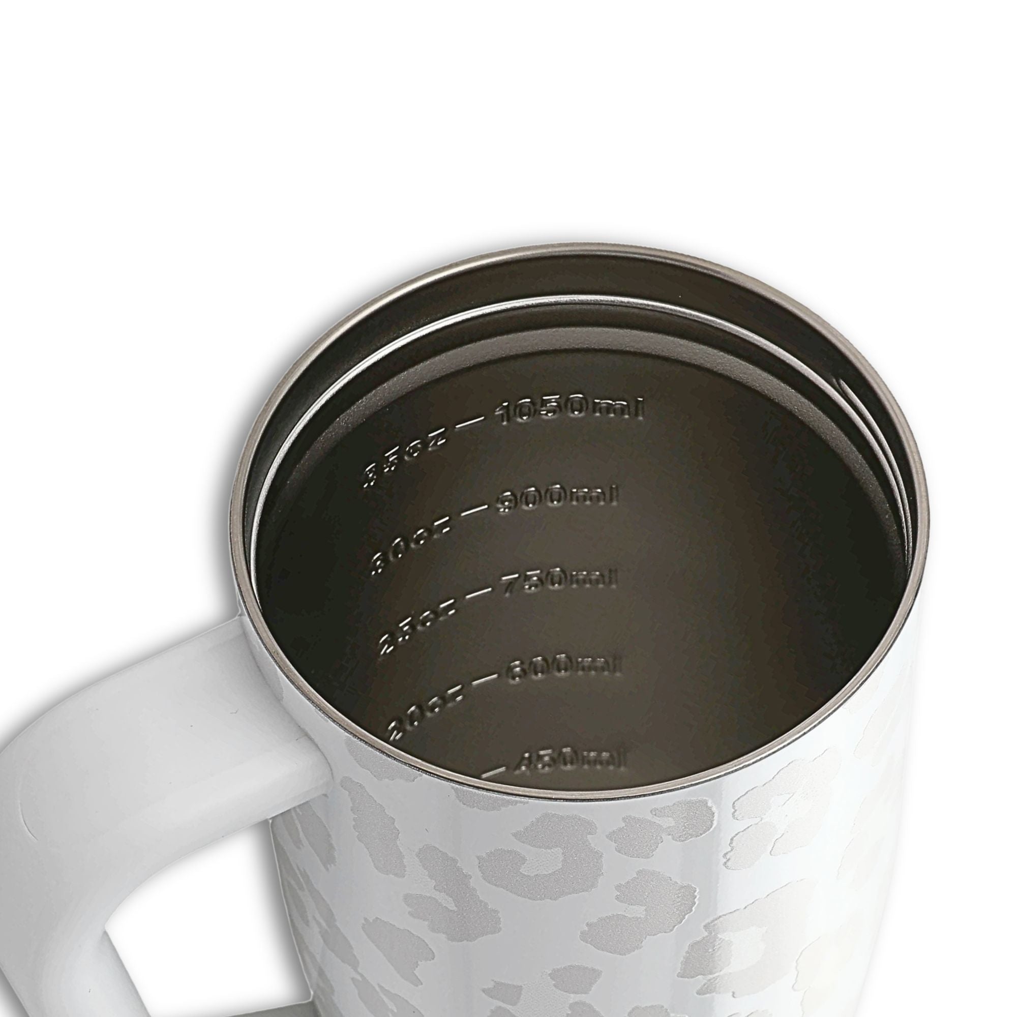 40oz Legend Series Shaker Bottle - White Leopard