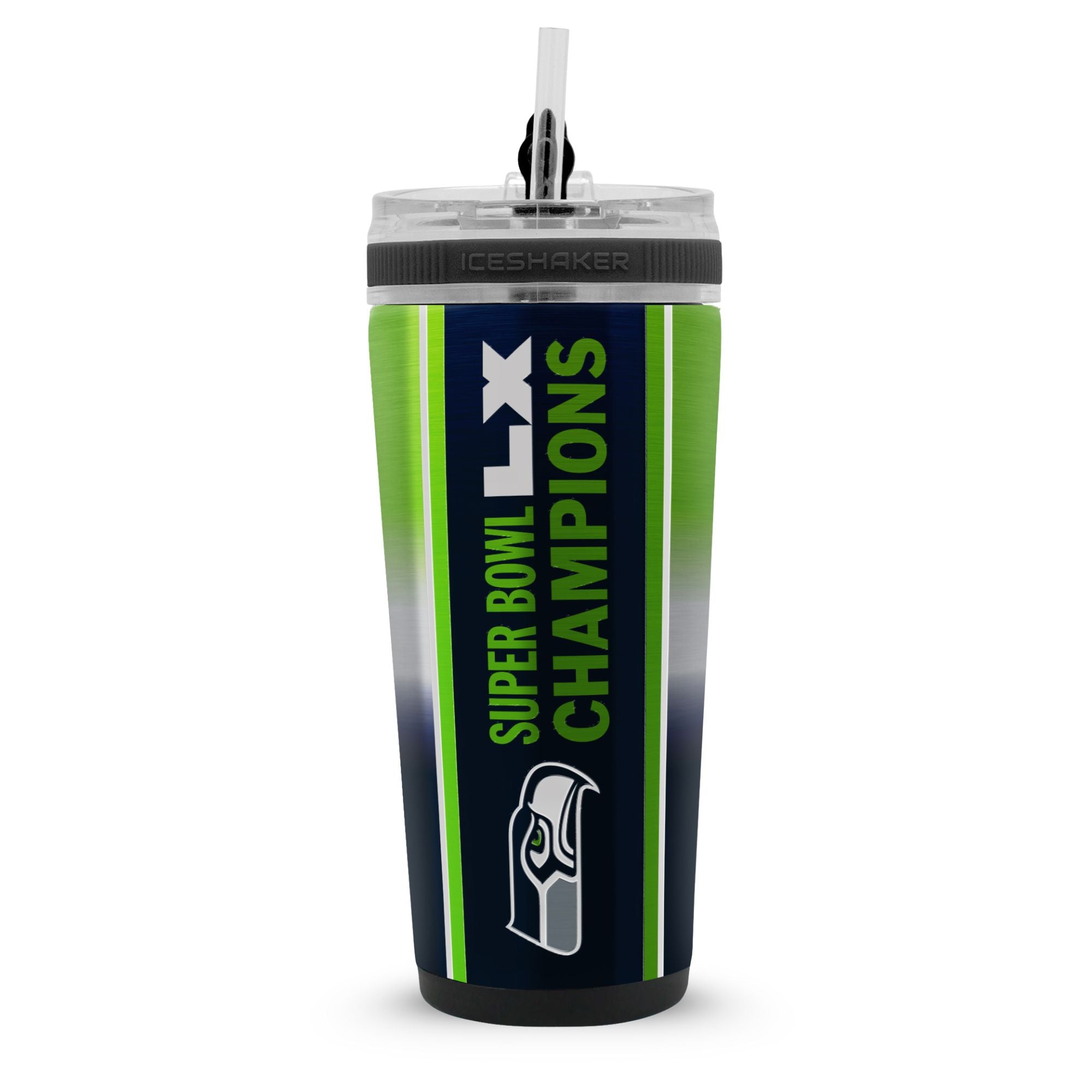 Seattle Seahawks Superbowl LX Champions 26oz Flex Bottle