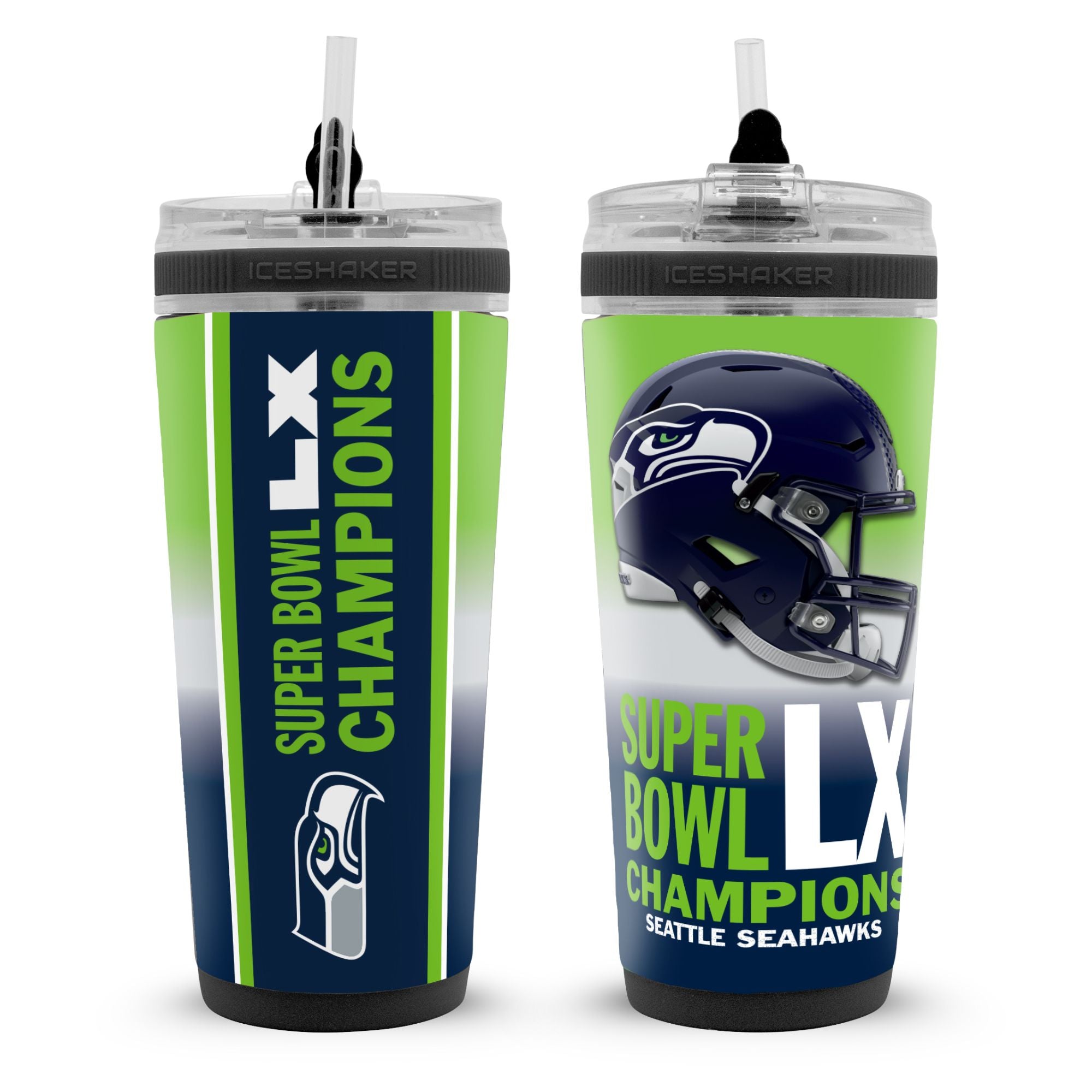 Seattle Seahawks Super Bowl LX Champions 4D Flex Bottle