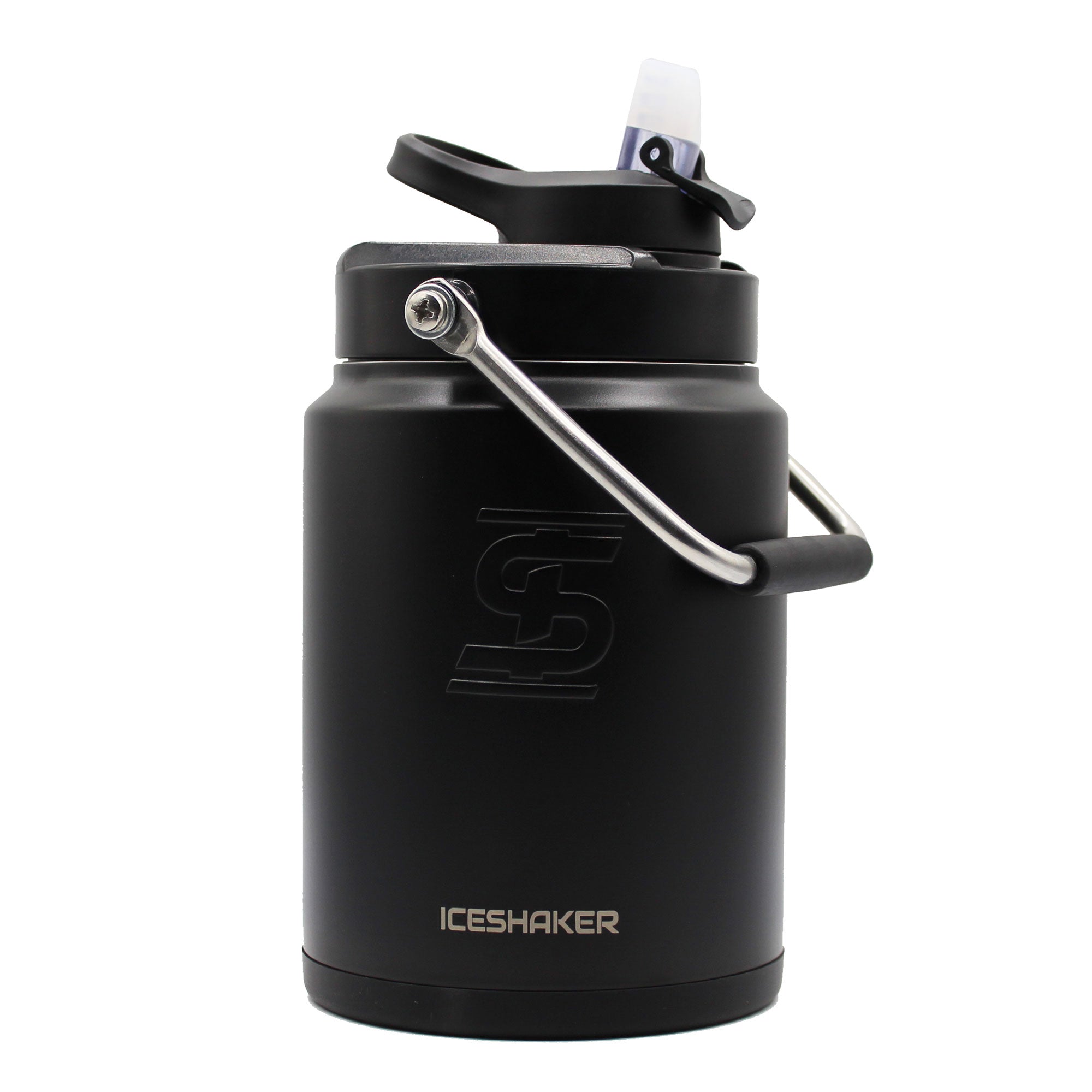 Half Gallon Jug with Silicone Base - Black