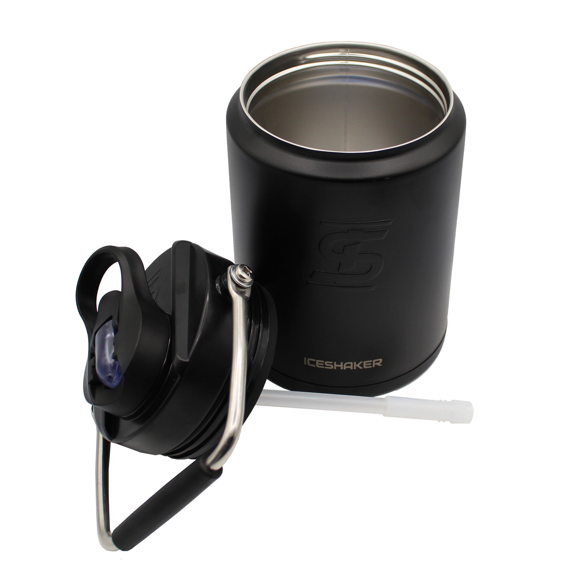 Half Gallon Jug with Silicone Base - Black