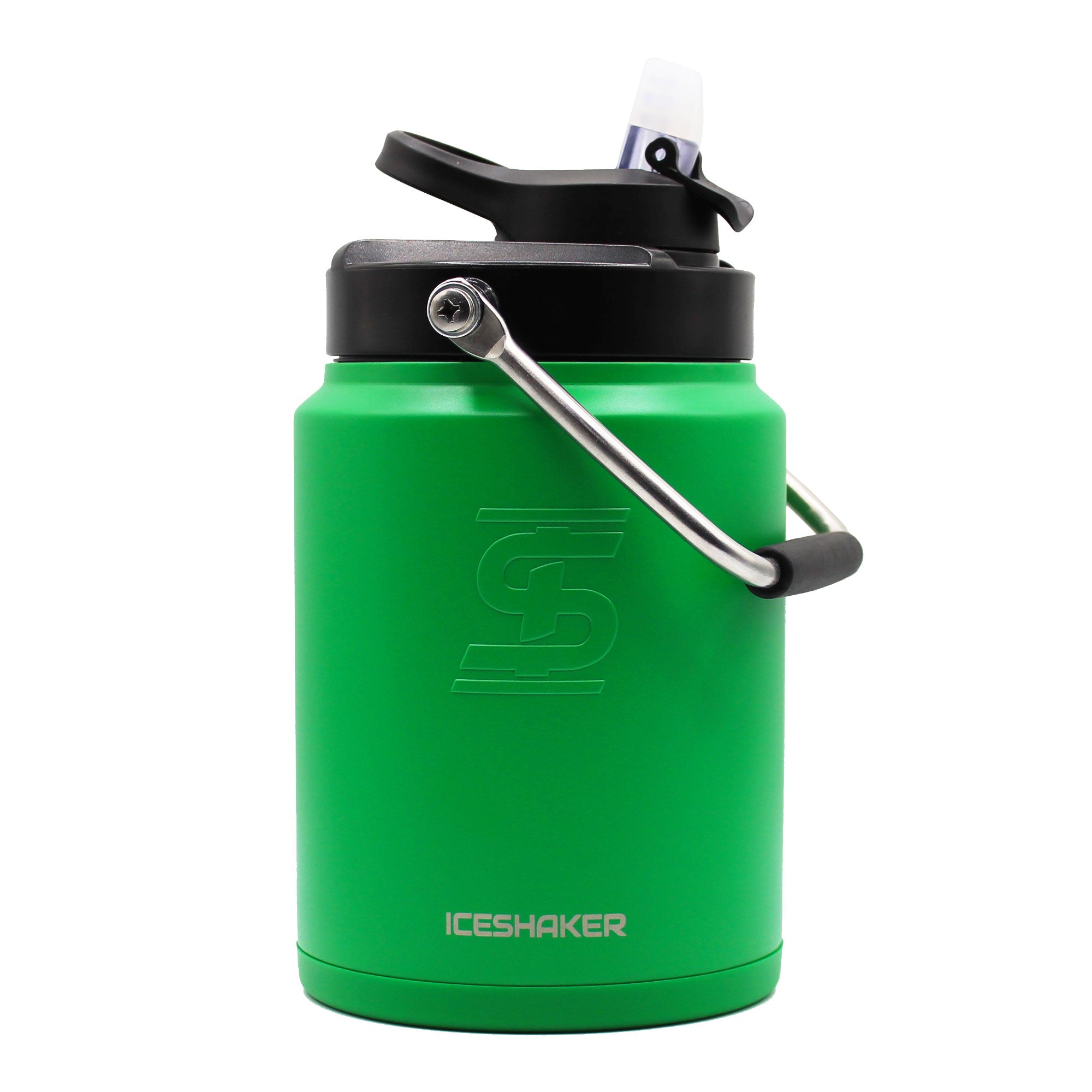 64oz Insulated Half Gallon Jug: Green Ice Shaker