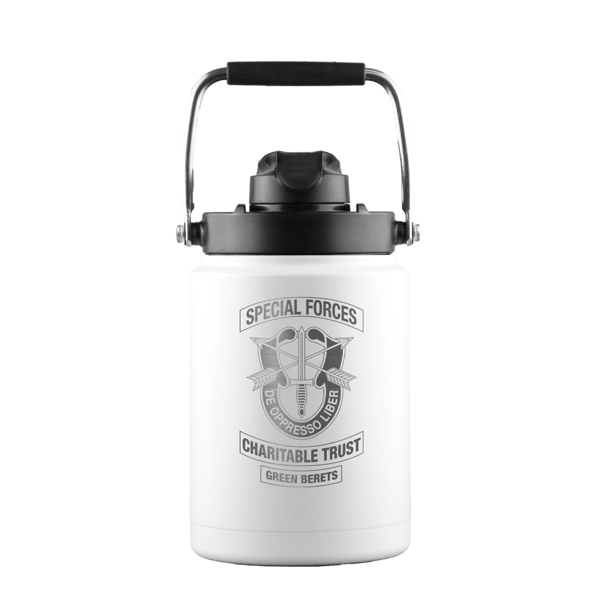 Special Forces Charitable Trust Half Gallon Jug - White
