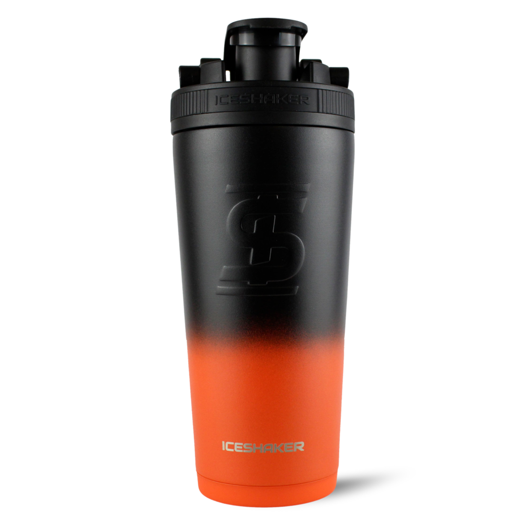 CUSTOM 26oz. Ice Shaker - Orange Black Ombre