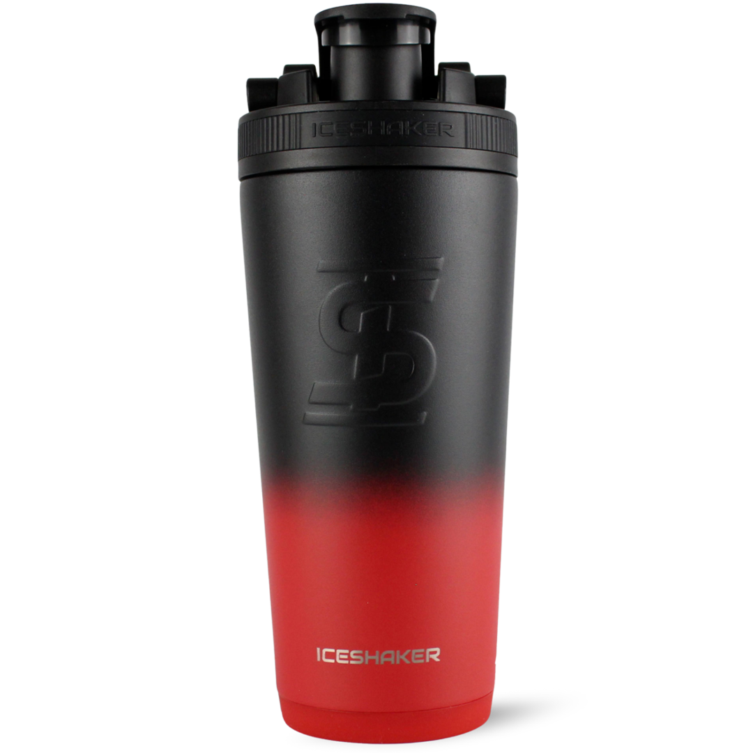 CUSTOM 26oz. Ice Shaker - Red Black Ombre
