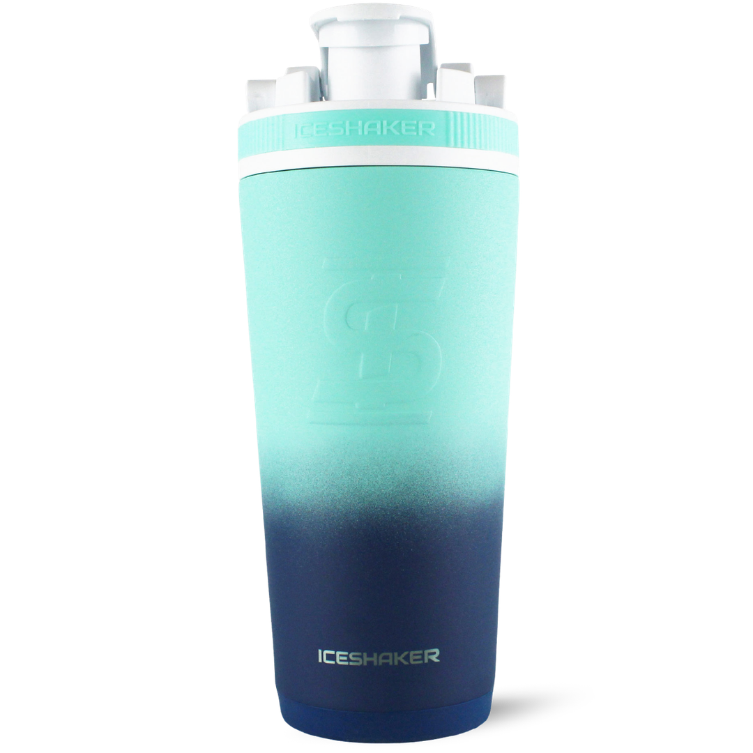 CUSTOM Mother's Day 26oz. Ice Shaker - Navy Mint Ombre