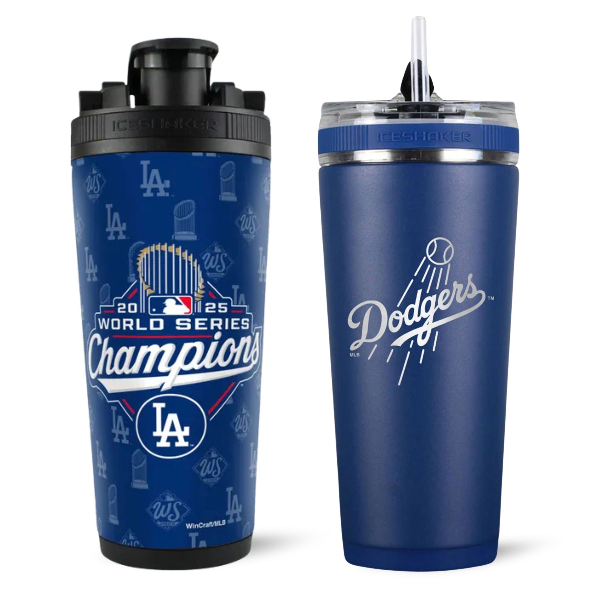 LA Dodgers 2025 World Series Champions Ice Shaker Flex Bundle