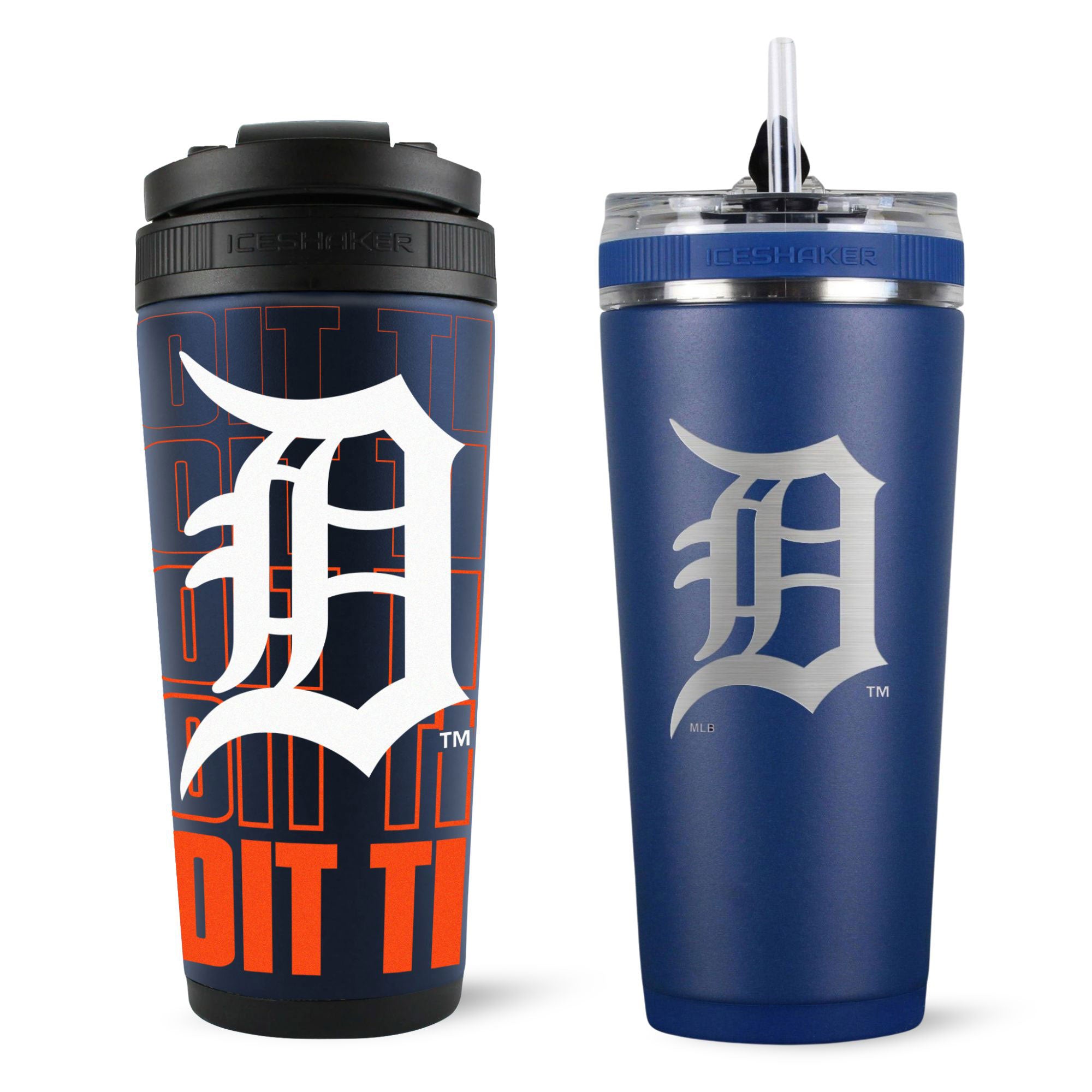 Detroit Tigers 4D Ice Shaker & Flex Bottle Bundle