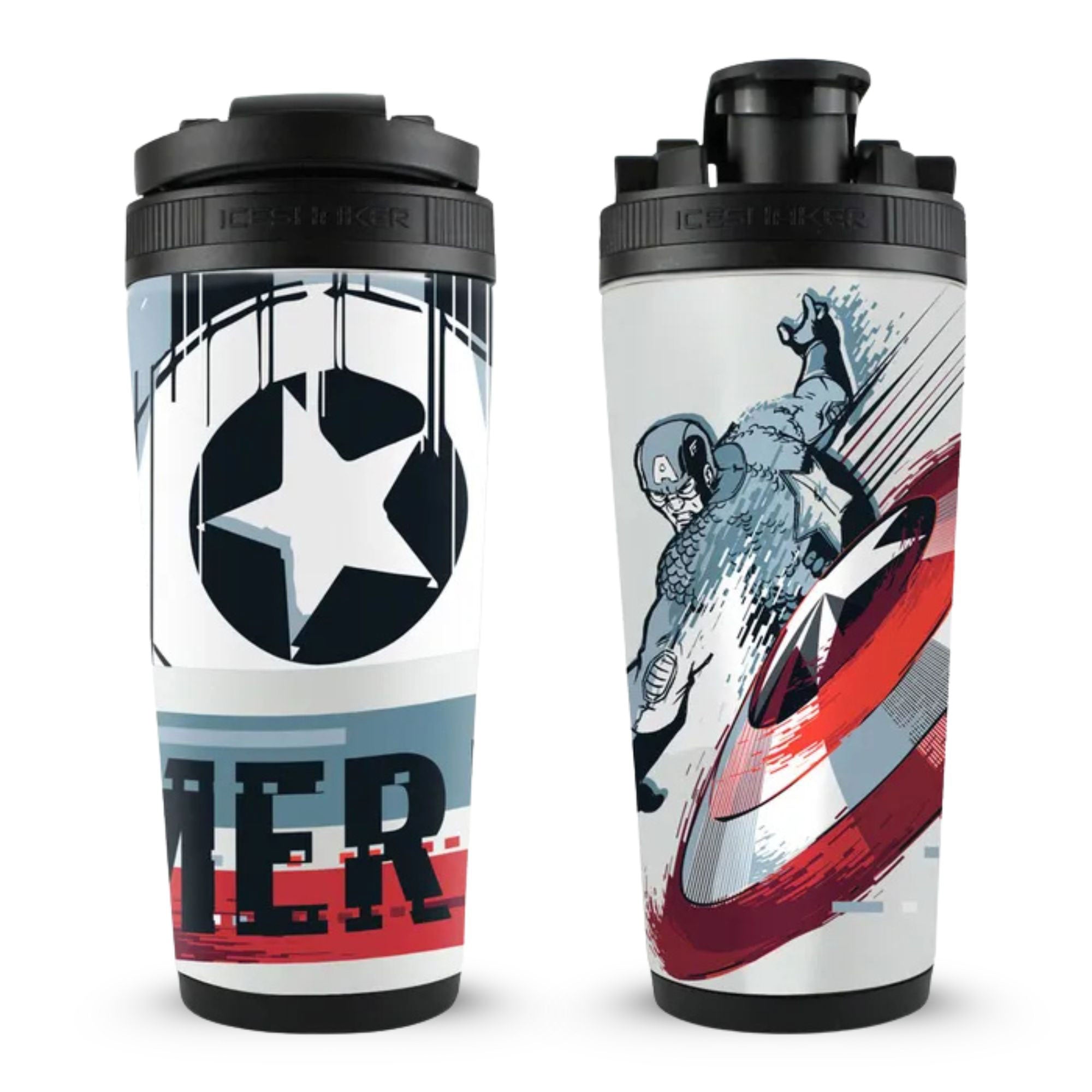 Marvel Captain America Shield Throw 4D Ice Shaker