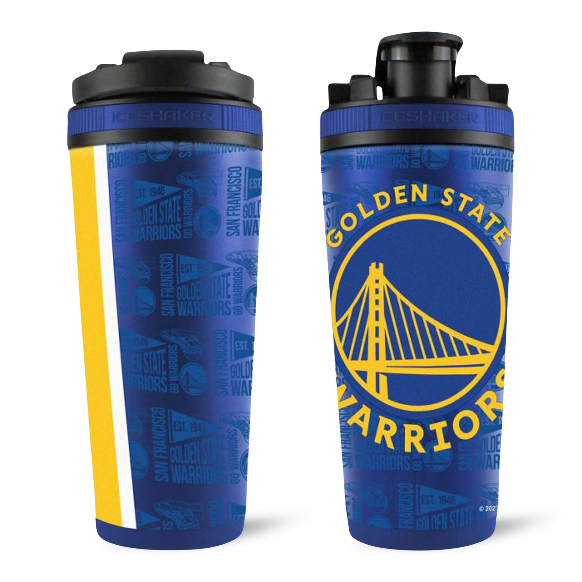 Official NBA Golden State Warriors 4D Shaker Bottle | Ice Shaker